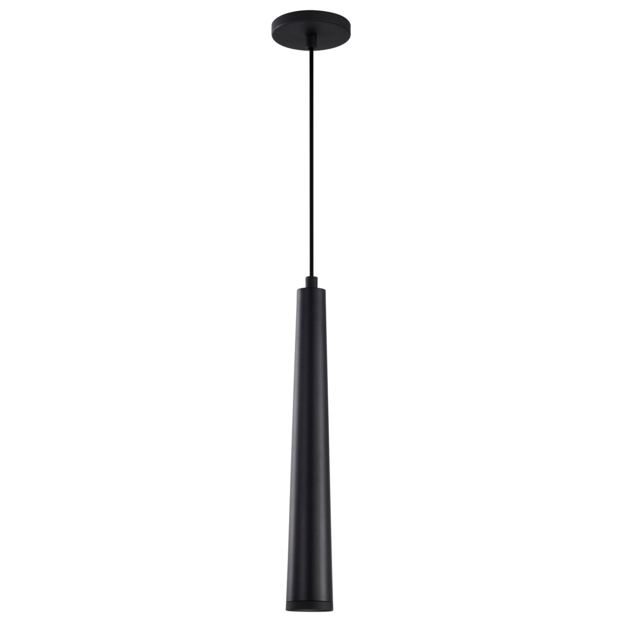 Melrose 16" LED Pendant, Matte Black Finish - Bees Lighting