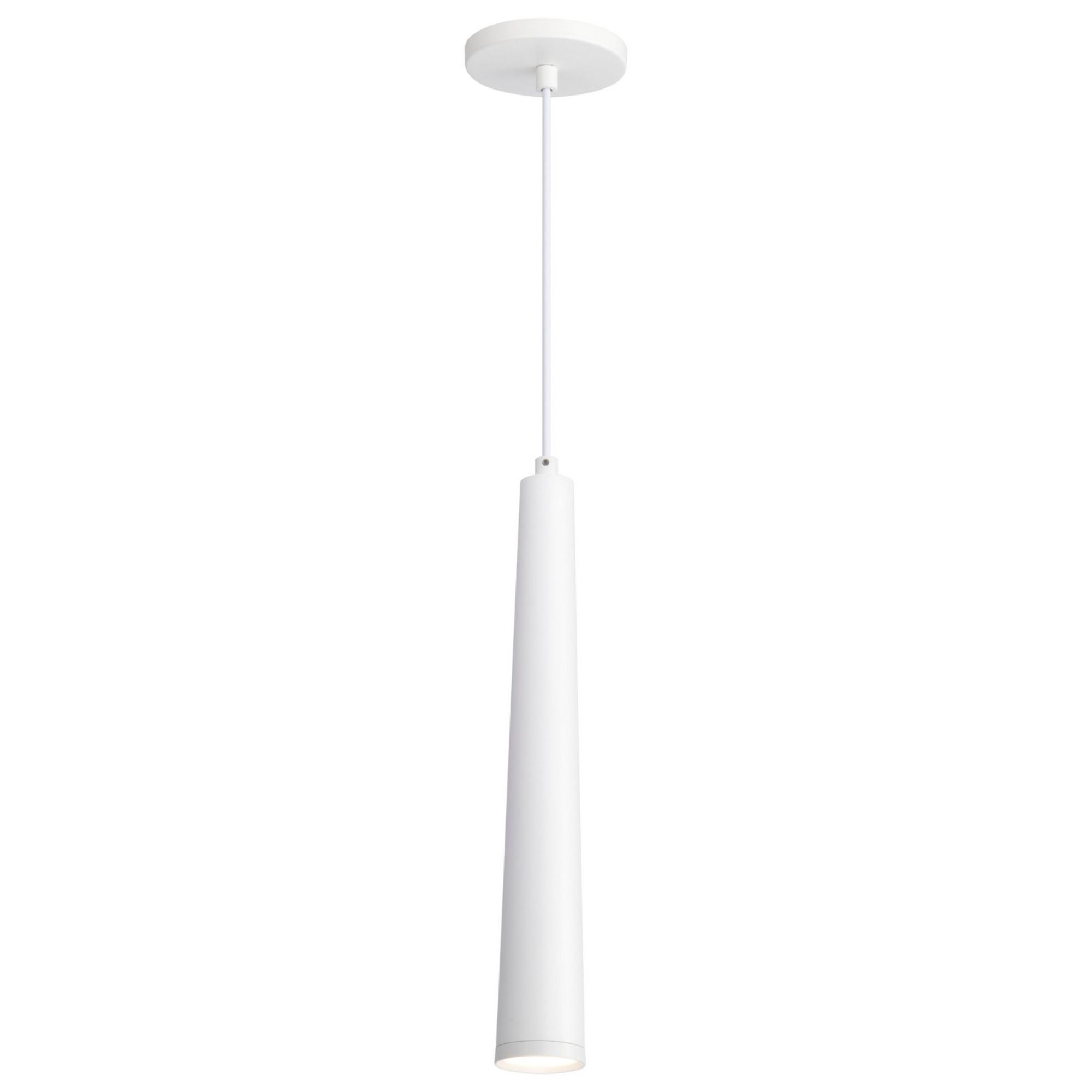 Melrose 16" LED Pendant, Matte White Finish - Bees Lighting