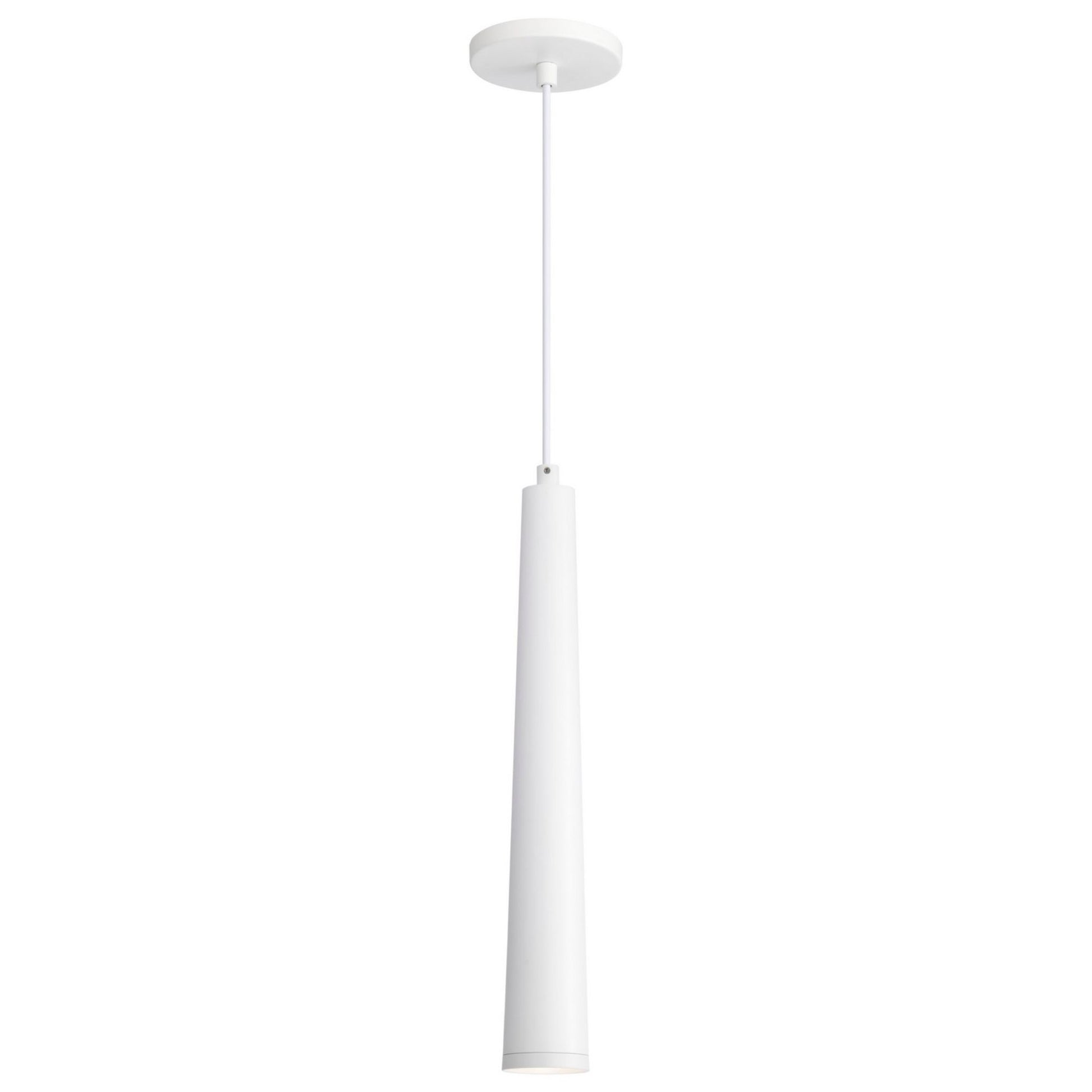 Melrose 16" LED Pendant, Matte White Finish - Bees Lighting