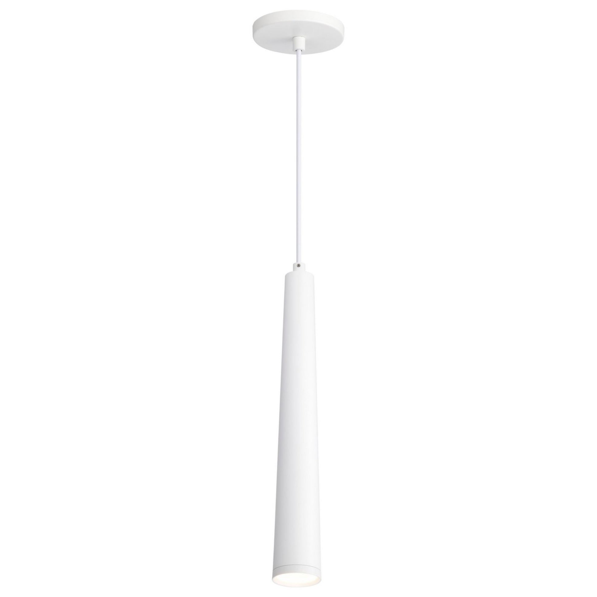 Melrose 16" LED Pendant, Matte White Finish - Bees Lighting