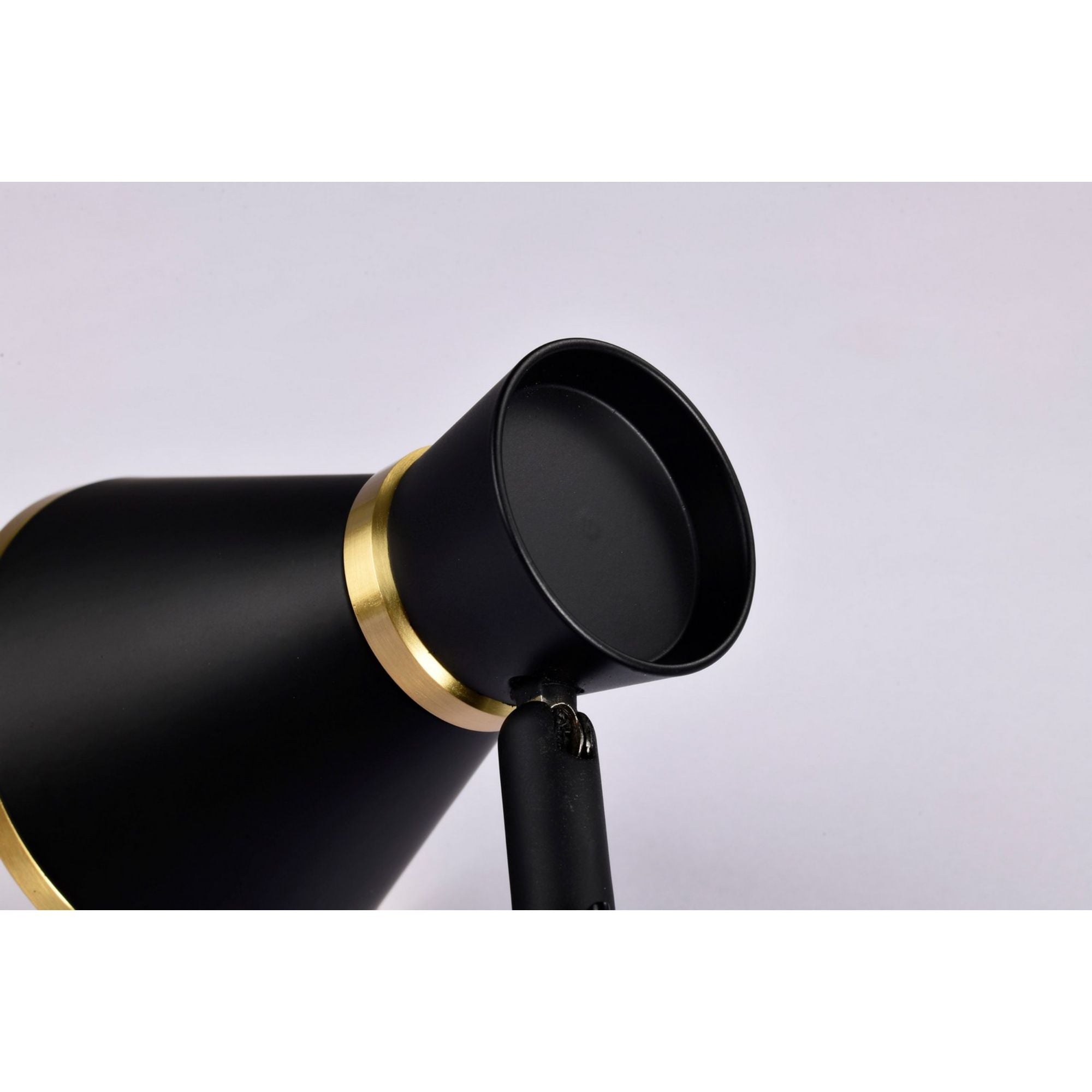 LED Cinch Halo Track Head 12W 1000 Lumens 3000K, 24°, Black & Brass - Bees Lighting