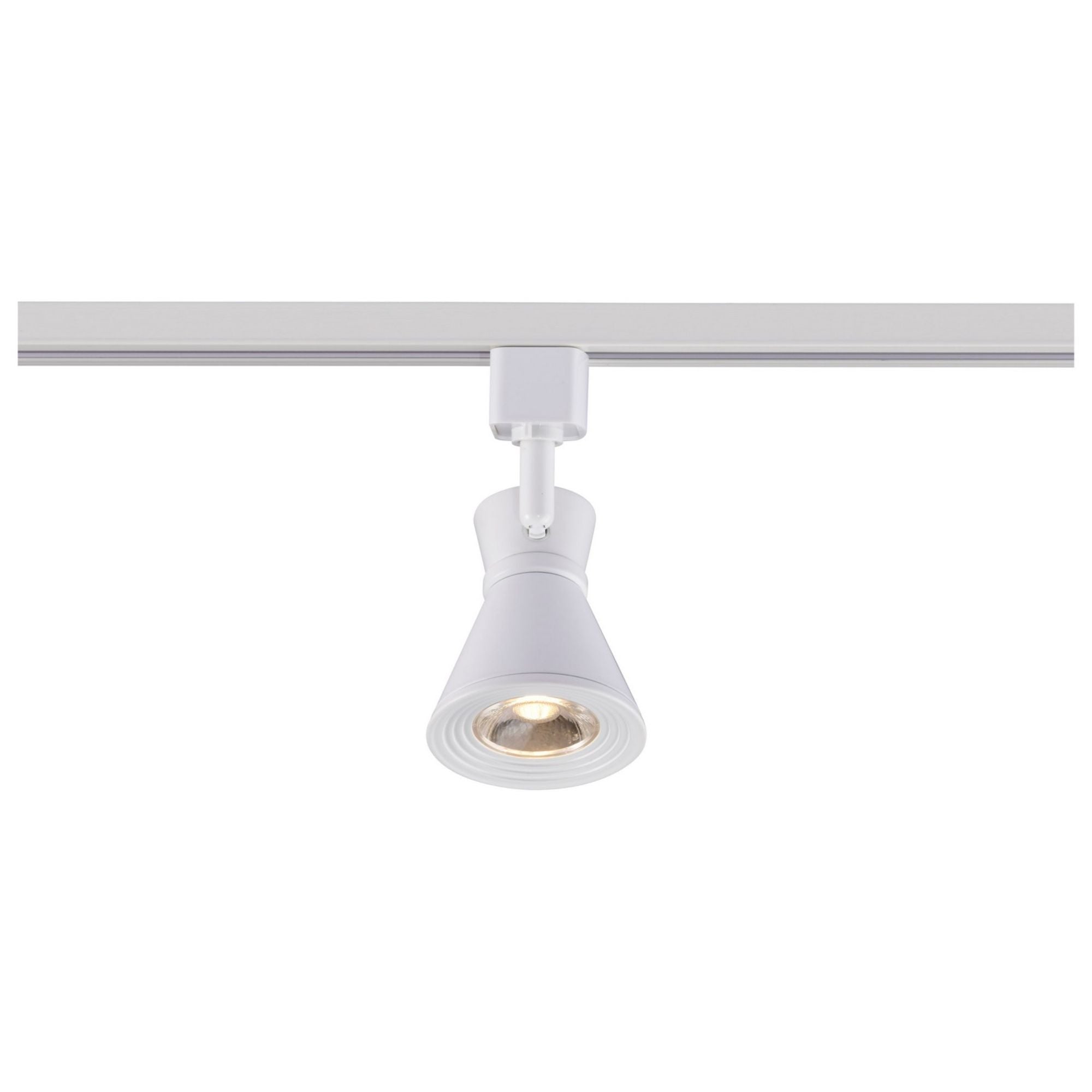 LED Cinch Halo Track Head 12W 1000 Lumens 3000K, 36°, White - Bees Lighting