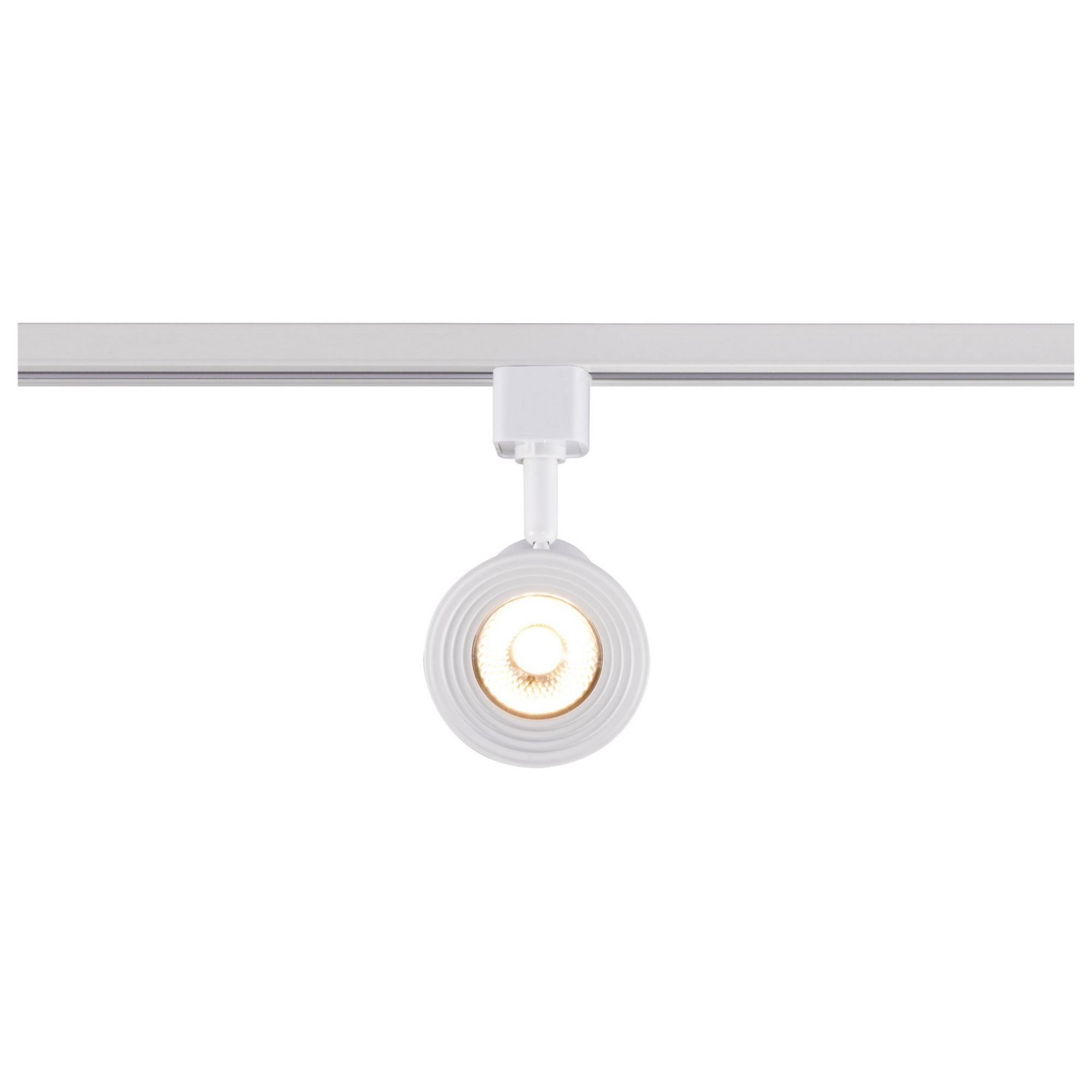 LED Cinch Halo Track Head 12W 1000 Lumens 3000K, 36°, White - Bees Lighting