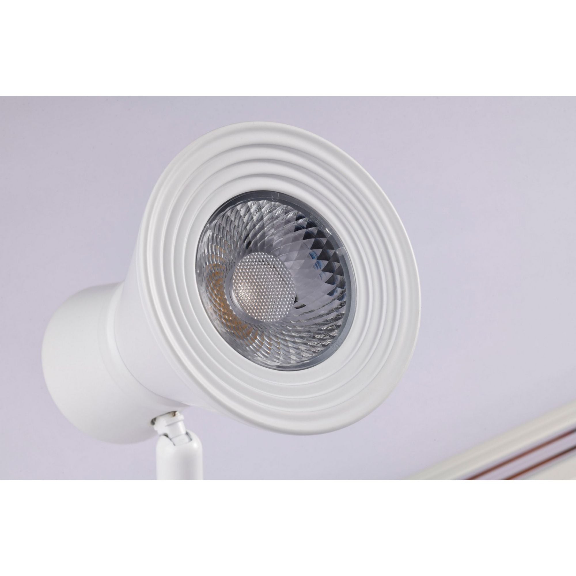 LED Cinch Halo Track Head 12W 1000 Lumens 3000K, 36°, White - Bees Lighting