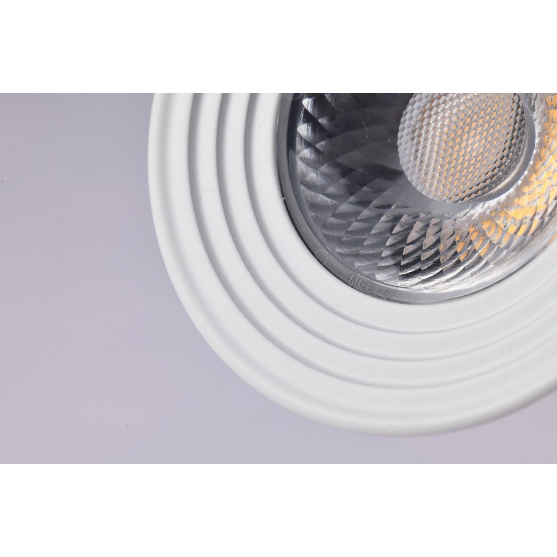 LED Cinch Halo Track Head 12W 1000 Lumens 3000K, 36°, White - Bees Lighting