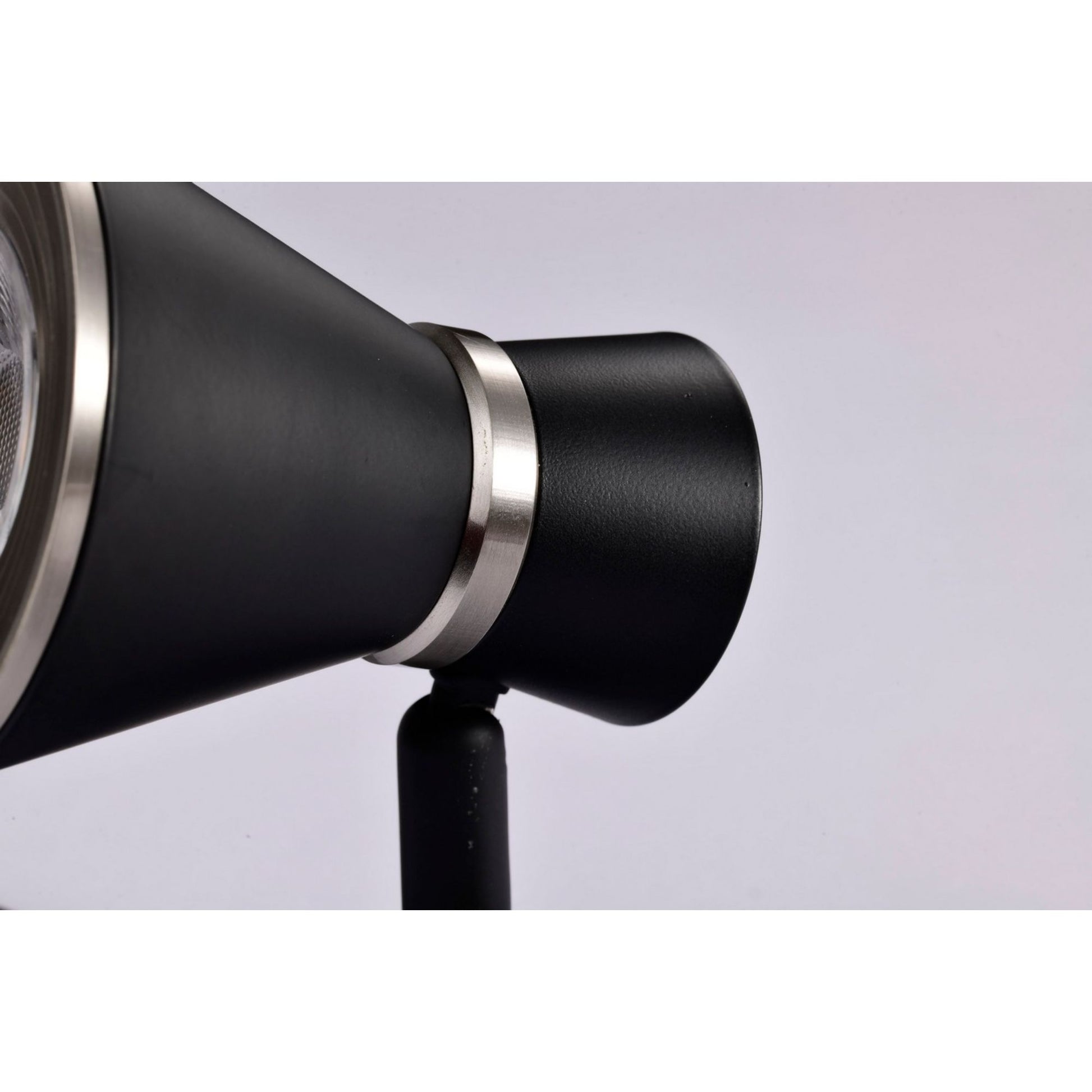 LED Cinch Halo Track Head 12W 1000 Lumens 3000K, 36°, Black & Nickel - Bees Lighting