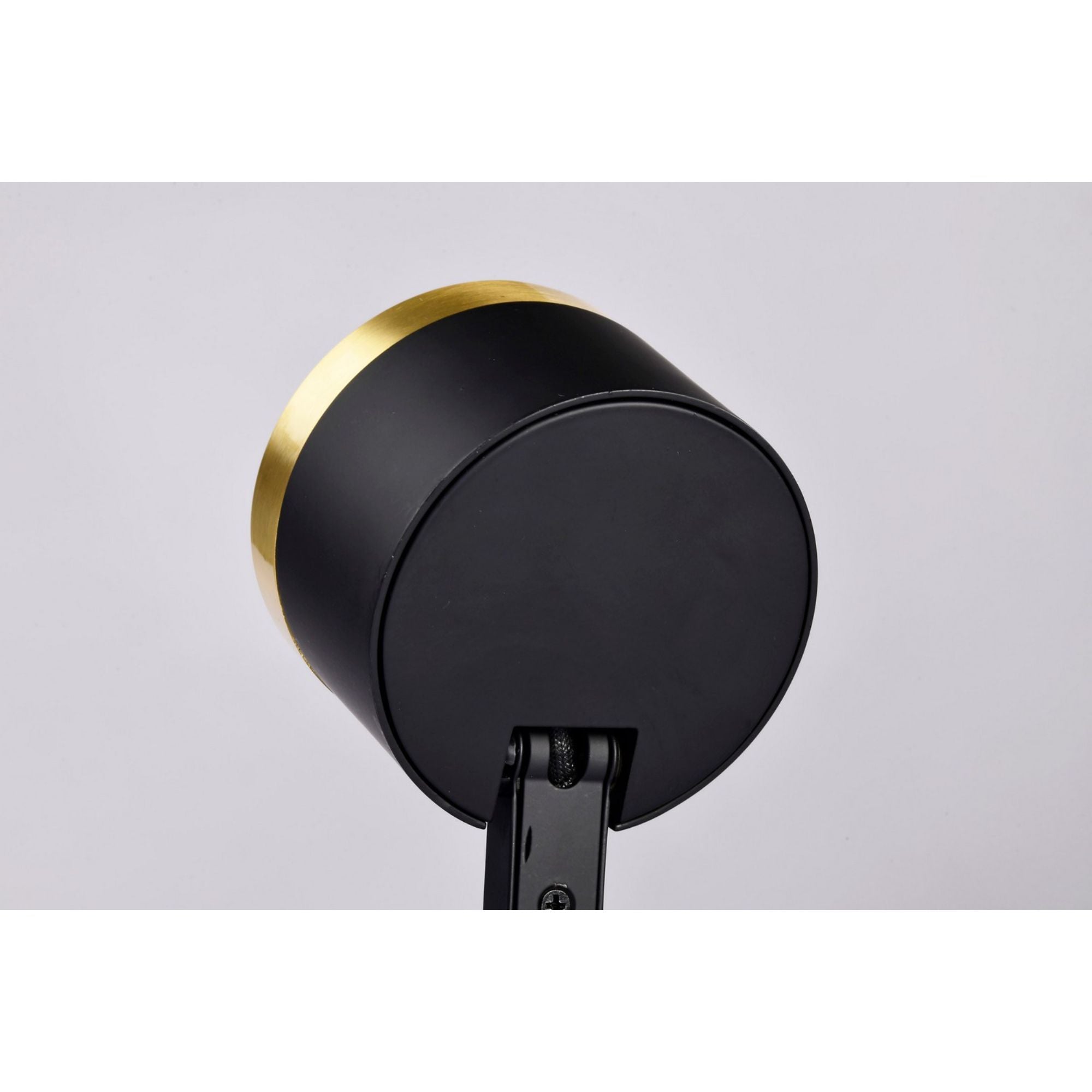 Round LED Track Head, 1000 Lumens, 12W, 3000K, Halo, 36° Beam Angle, Black|Brass - Bees Lighting