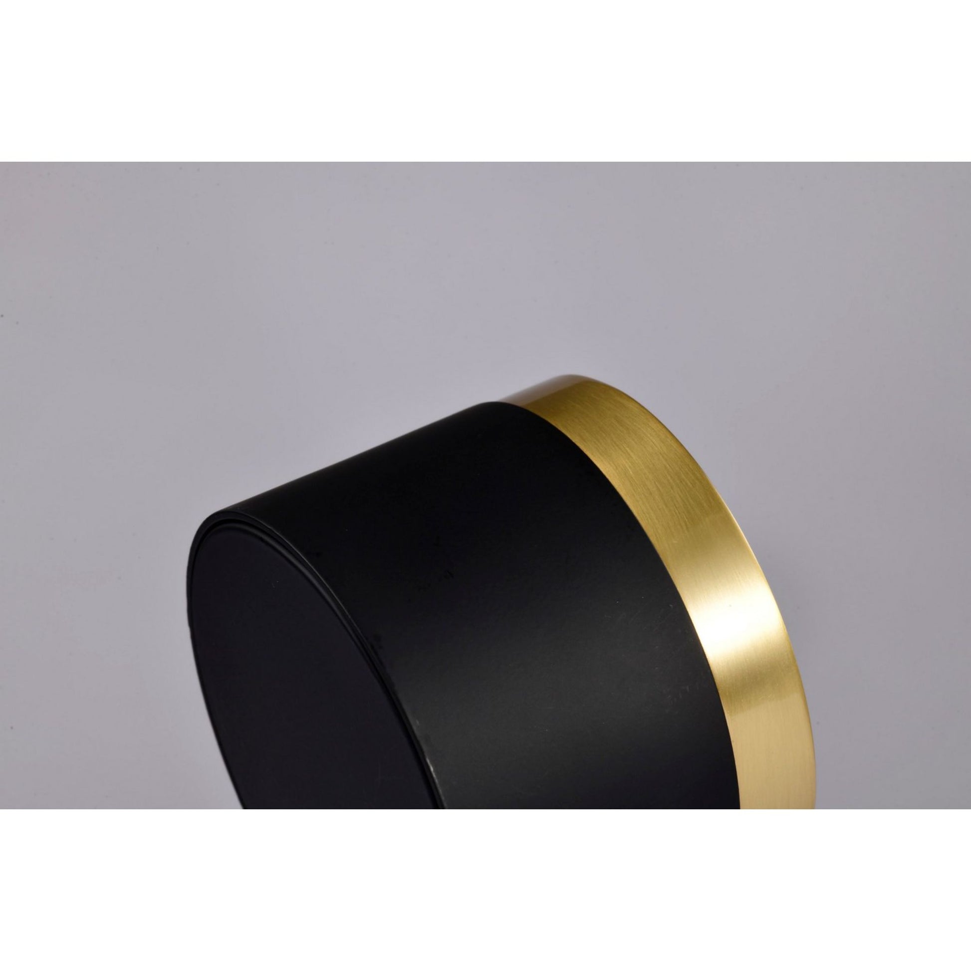 Round LED Track Head, 1000 Lumens, 12W, 3000K, Halo, 36° Beam Angle, Black|Brass - Bees Lighting