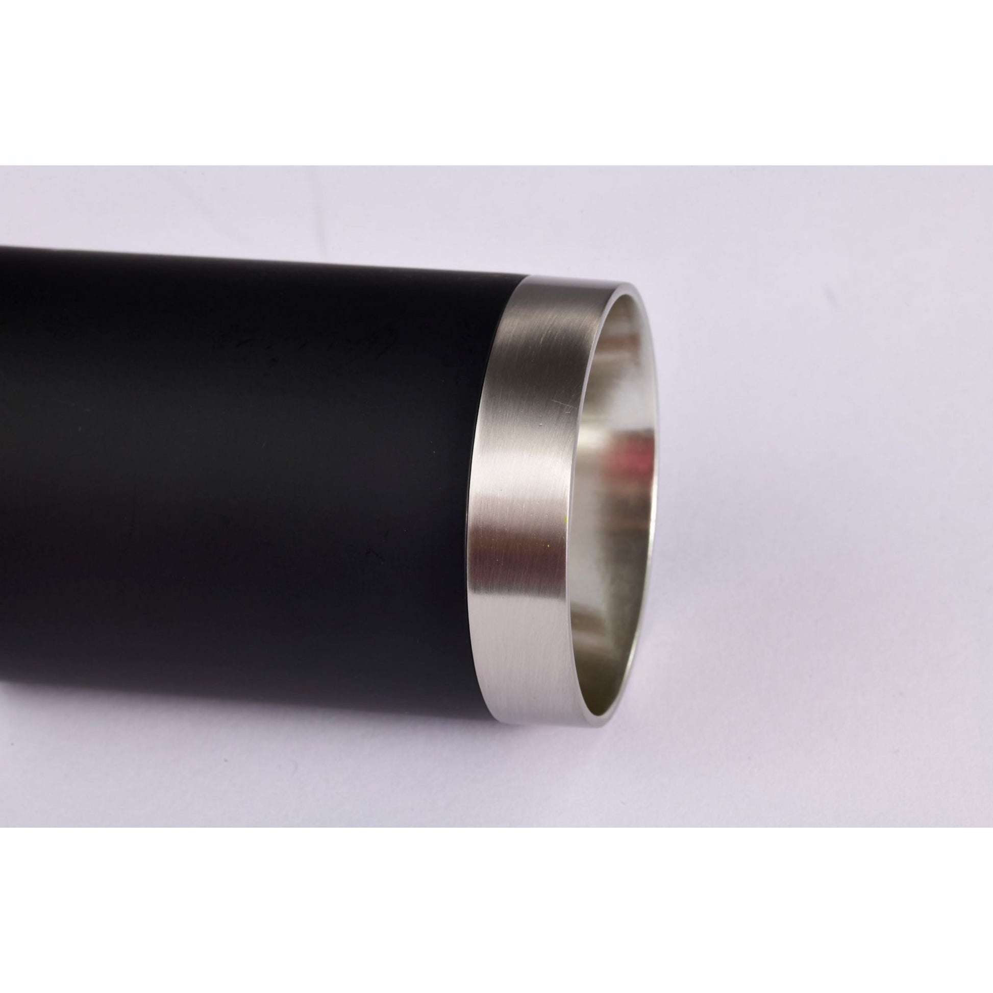 LED Small Cylinder Halo Track Head 12W 1000 Lumens 3000K, 36°, Black & Nickel - Bees Lighting