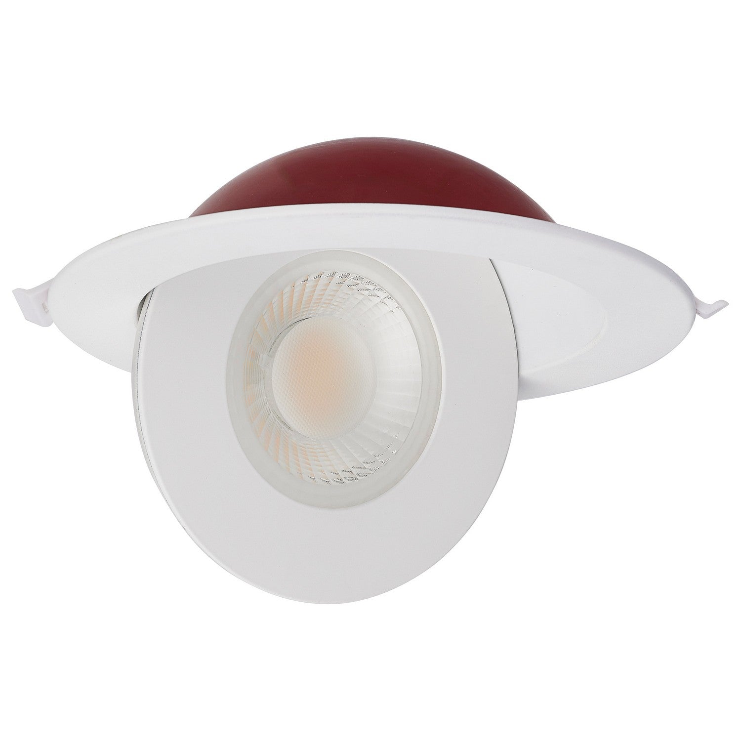 Fire Rated 6" Canless LED Recessed Light, 1280 Lm, 5-CCT, Adjustable Trim