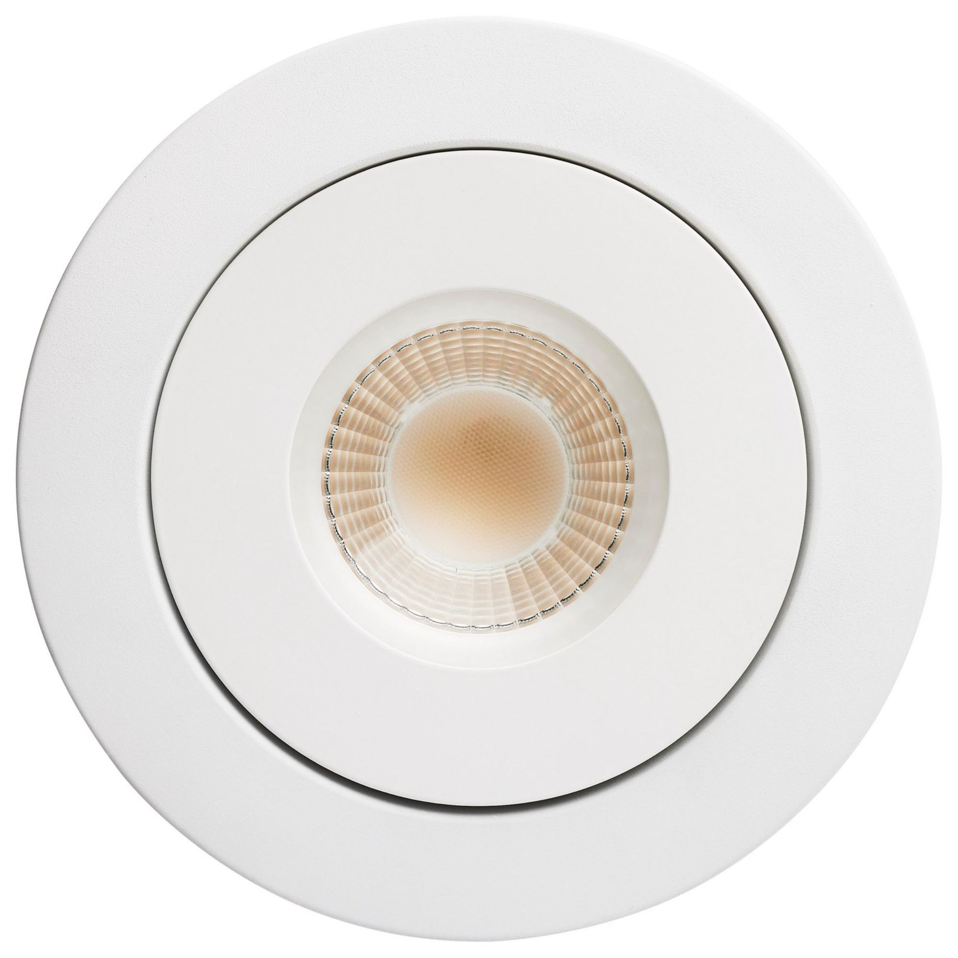 Fire Rated 6" Canless LED Recessed Light, 1280 Lm, 5-CCT, Adjustable Trim - Bees Lighting