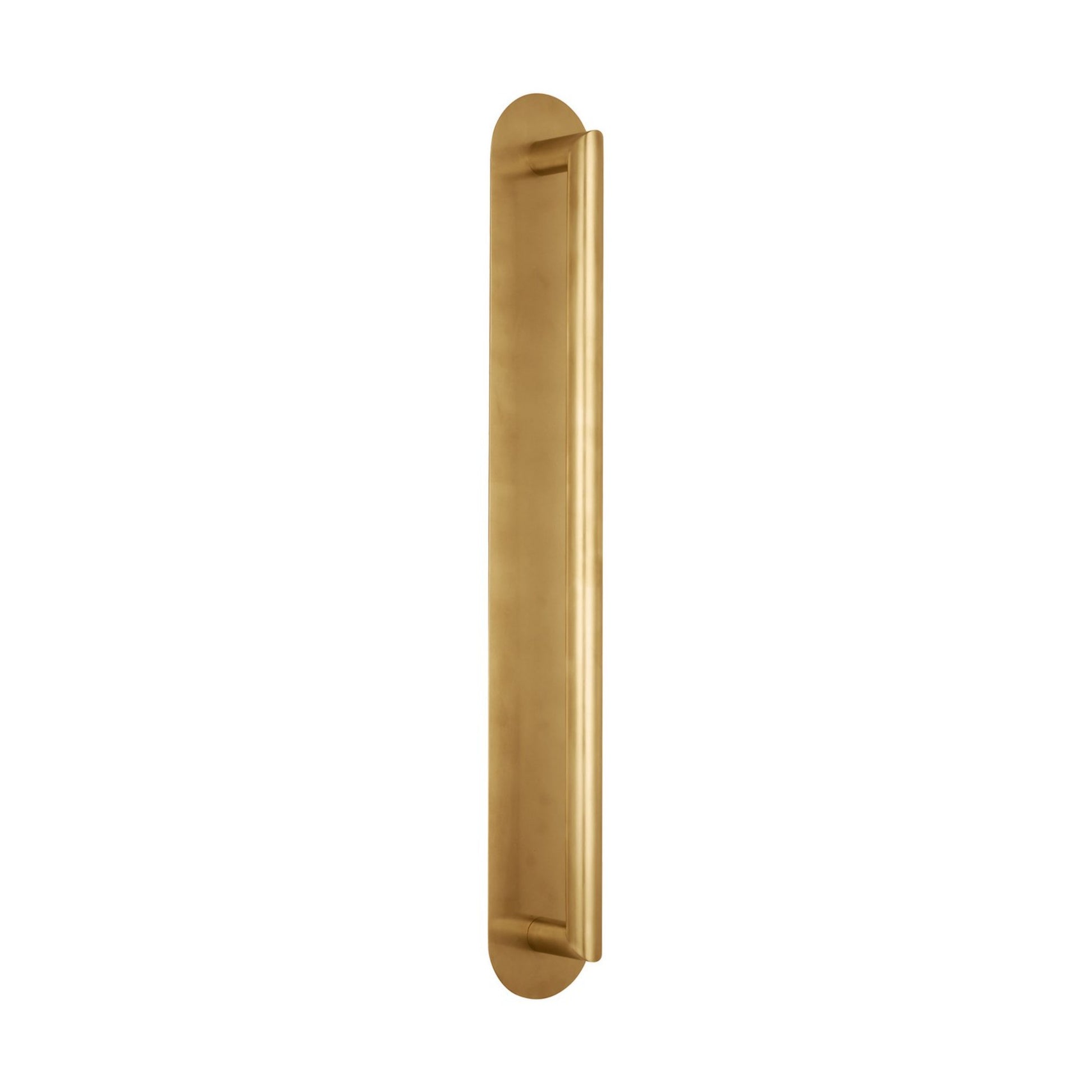 Fielle 23" LED Large Wall Sconce, 120-277V, Natural Brass Finish - Bees Lighting
