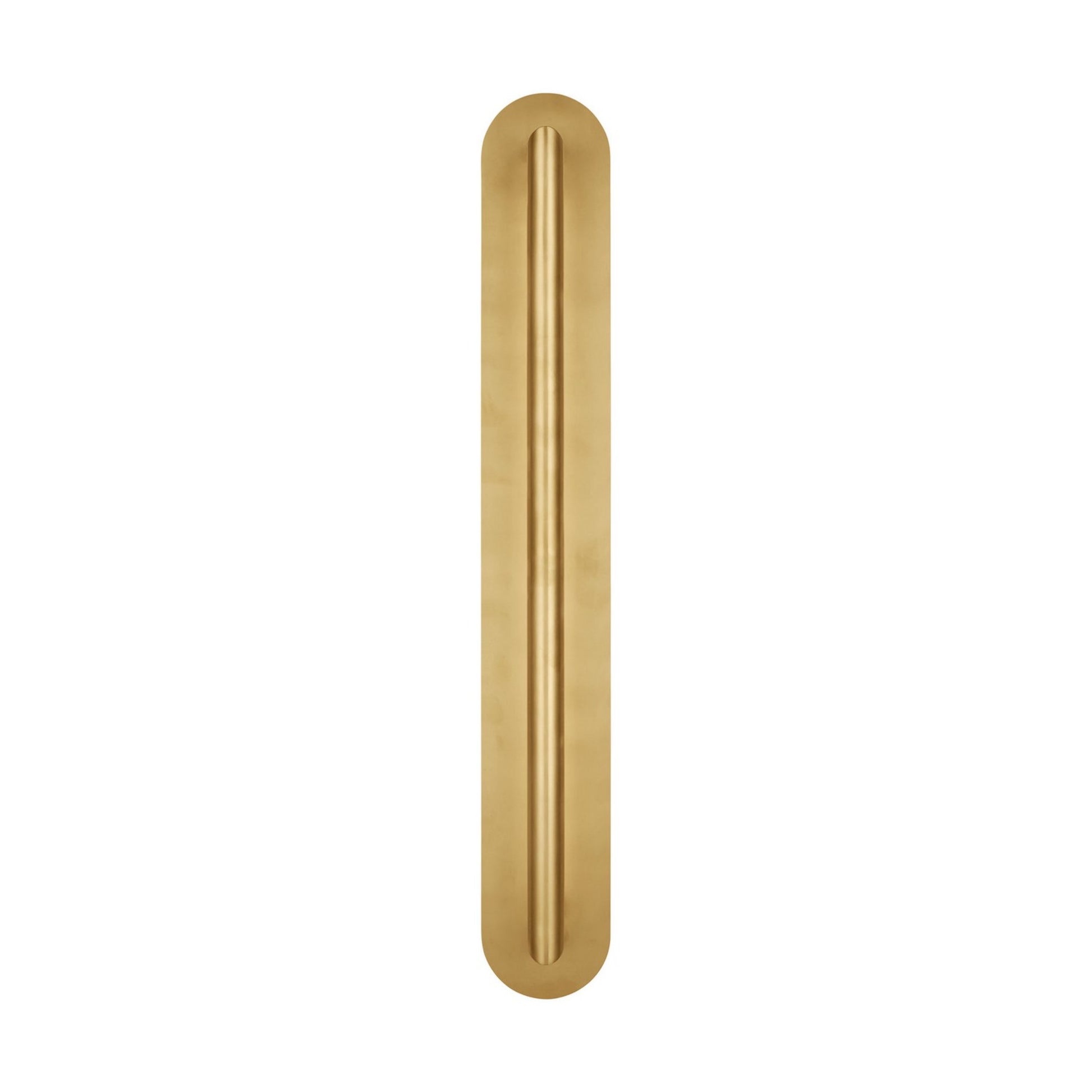 Fielle 23" LED Large Wall Sconce, 120-277V, Natural Brass Finish - Bees Lighting