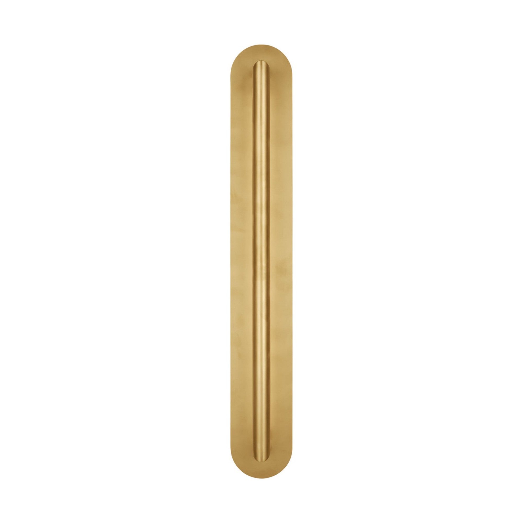 Fielle 23" LED Large Wall Sconce, 120-277V, Natural Brass Finish - Bees Lighting