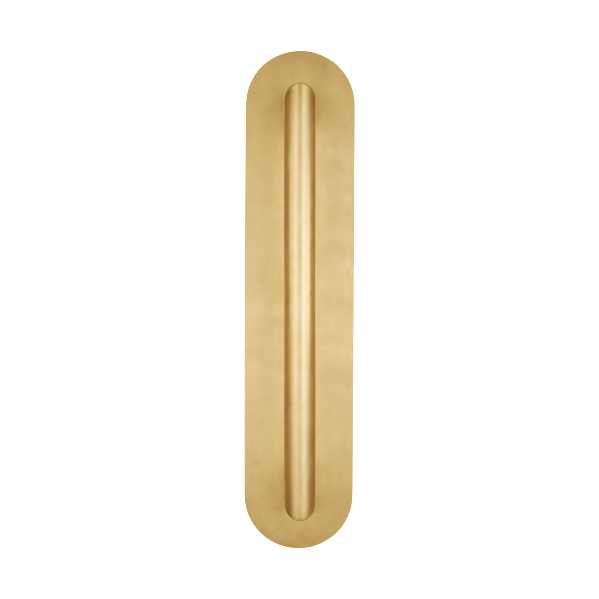 Fielle 35" LED X-Large Wall Sconce, 120-277V, Natural Brass Finish - Bees Lighting