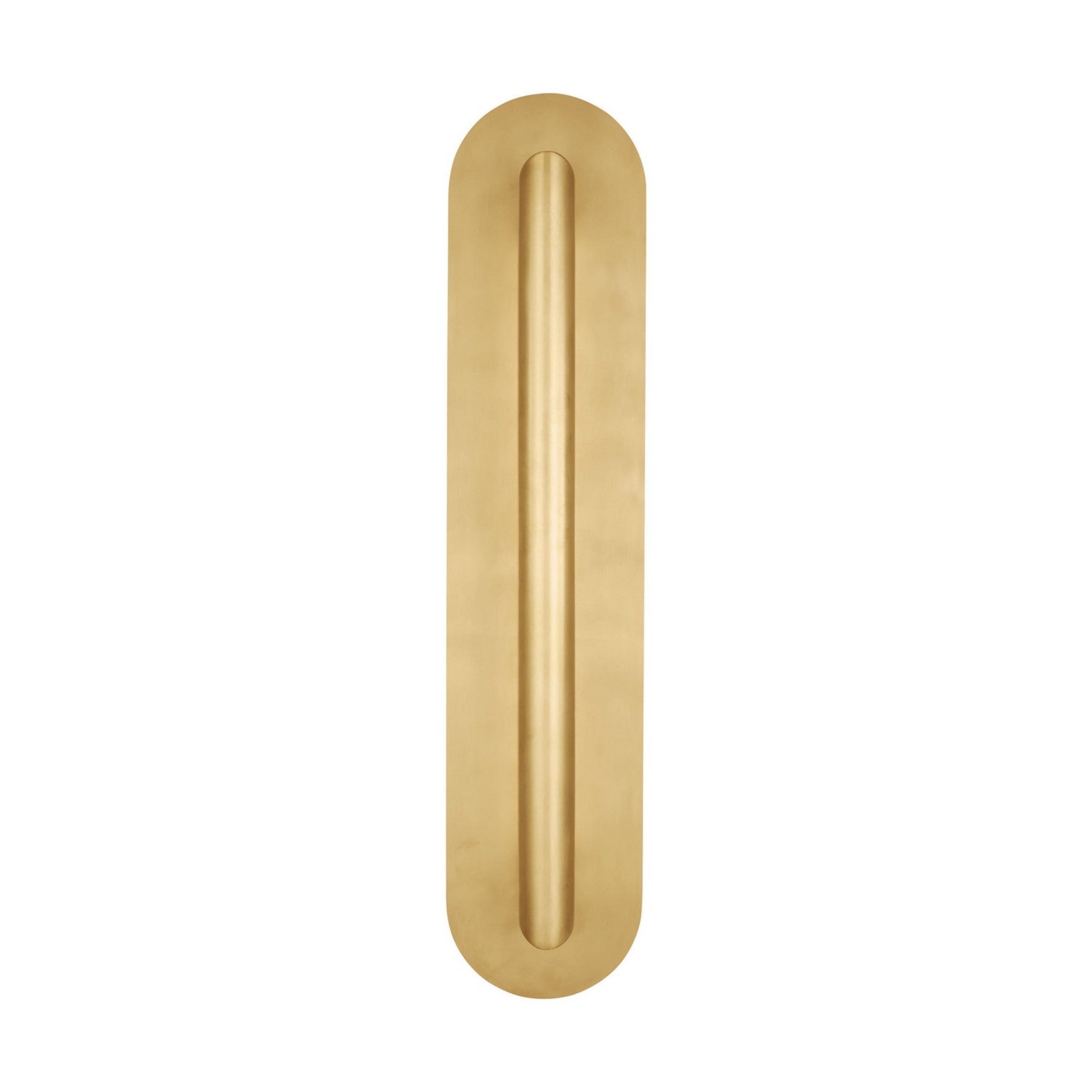 Fielle 35" LED X-Large Wall Sconce, 120-277V, Natural Brass Finish - Bees Lighting