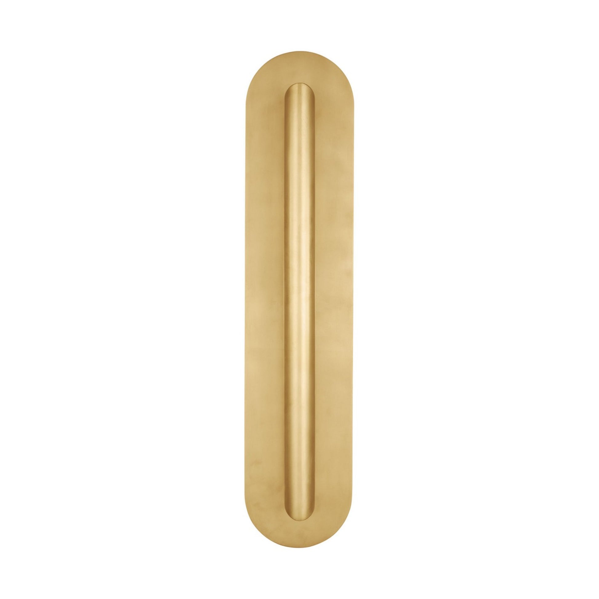 Fielle 35" LED X-Large Wall Sconce, 120-277V, Natural Brass Finish - Bees Lighting