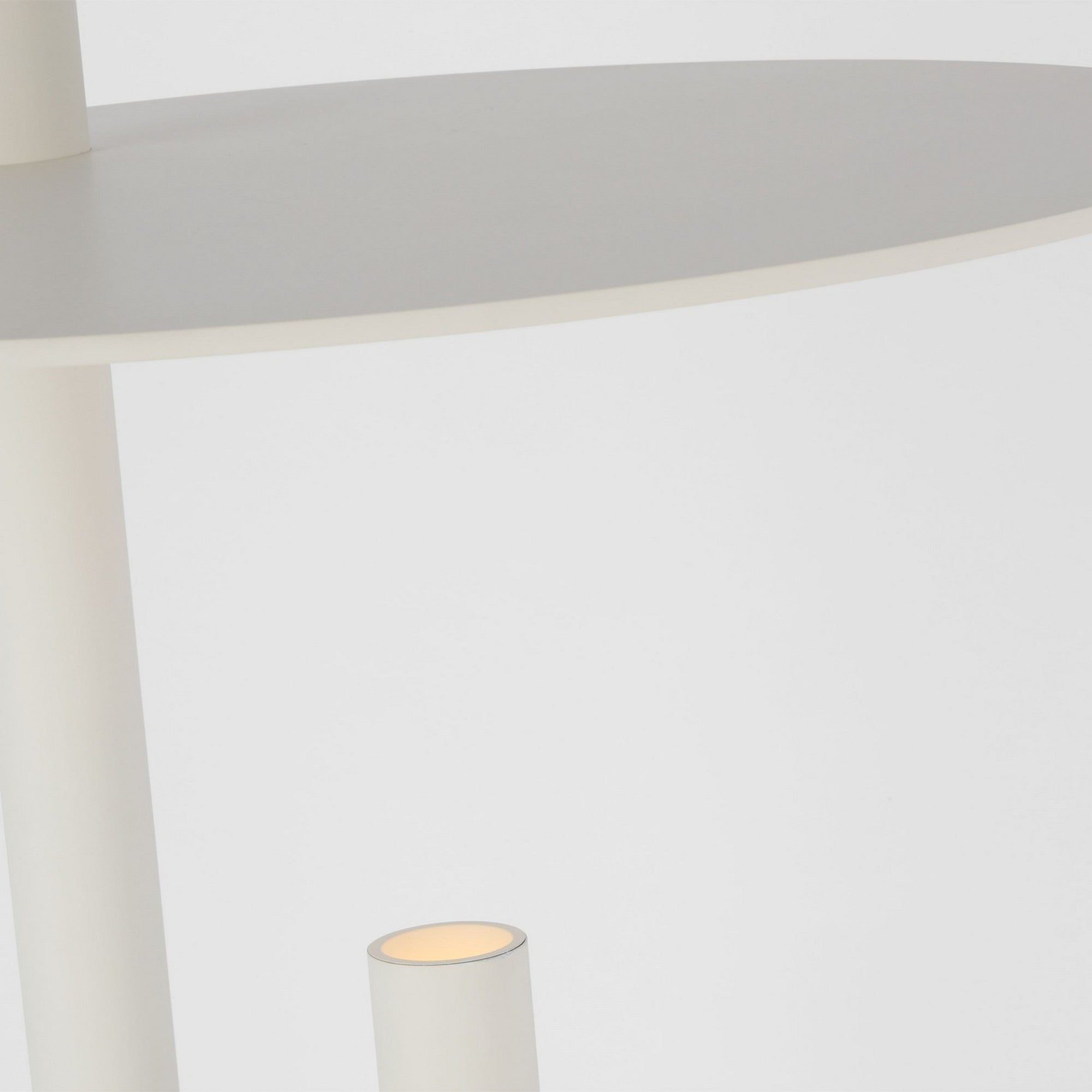 Fielle 65" LED Floor Lamp, 120-240V, Soft White Finish - Bees Lighting
