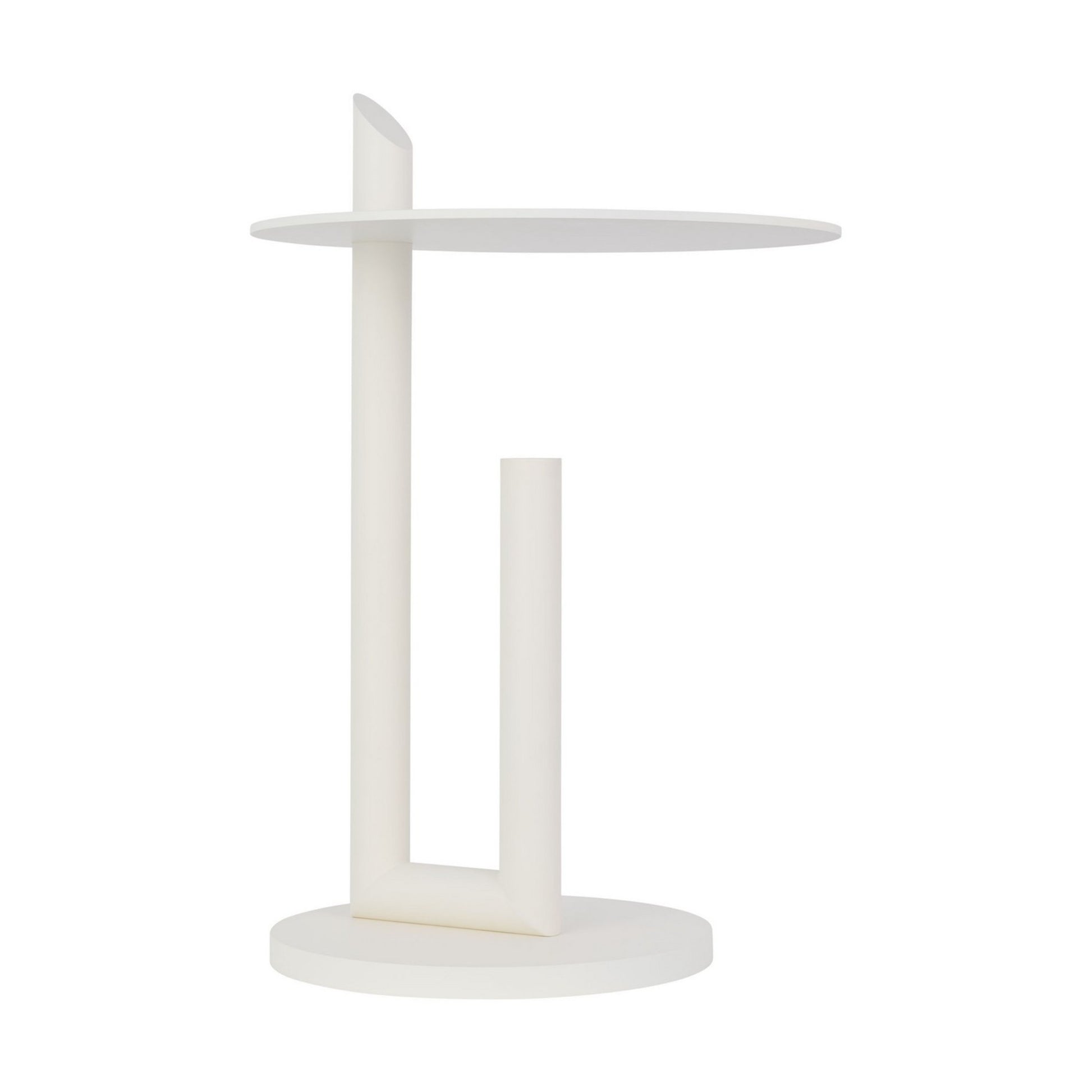Fielle 20" LED Table Lamp, 120-240V, Soft White Finish - Bees Lighting