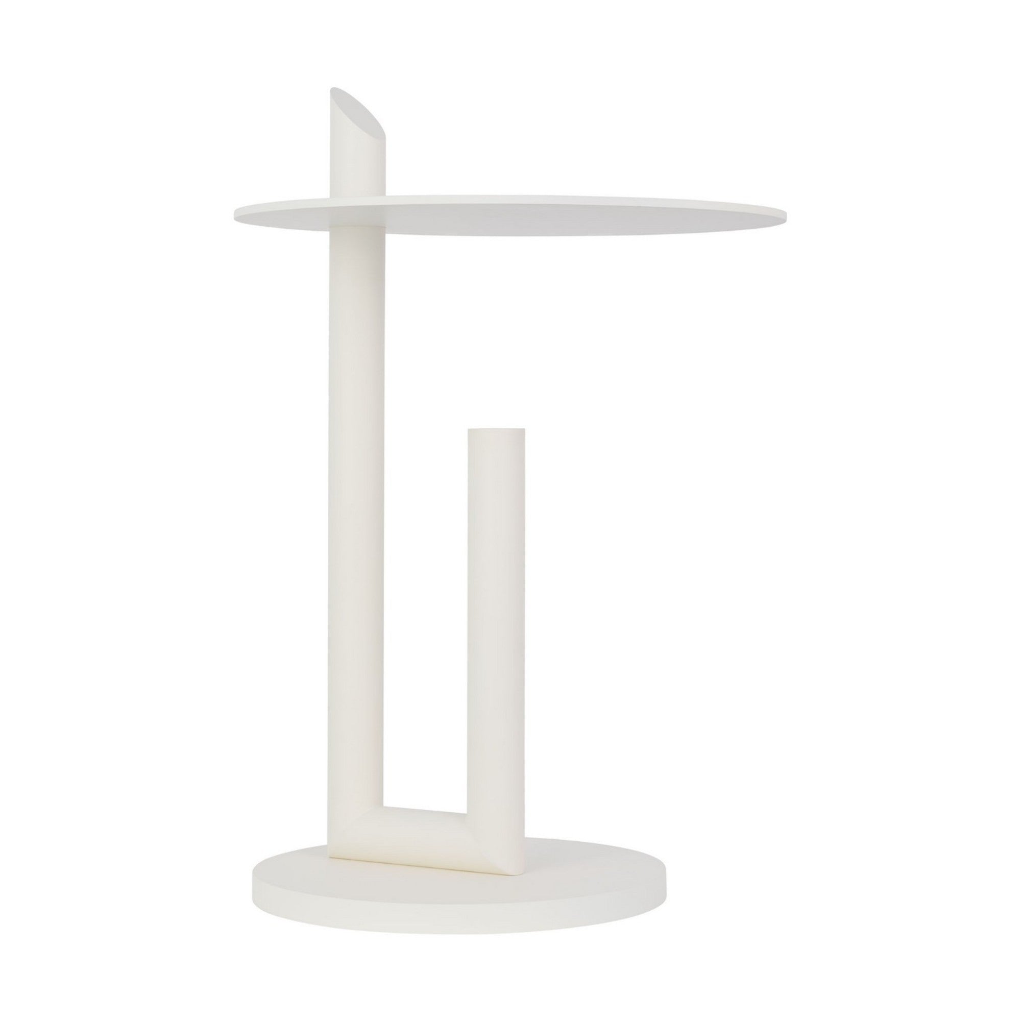 Fielle 20" LED Table Lamp, 120-240V, Soft White Finish - Bees Lighting