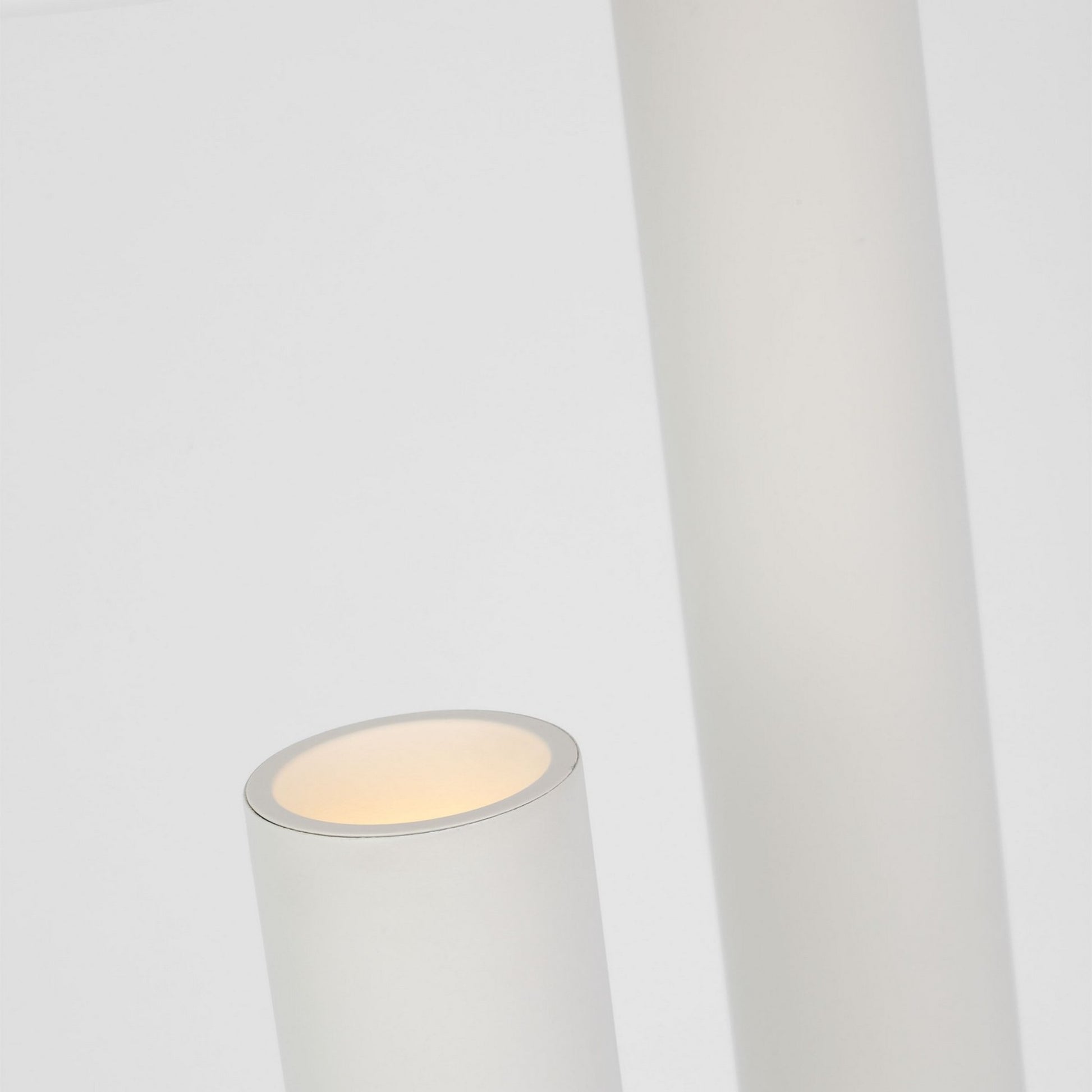 Fielle 20" LED Table Lamp, 120-240V, Soft White Finish - Bees Lighting