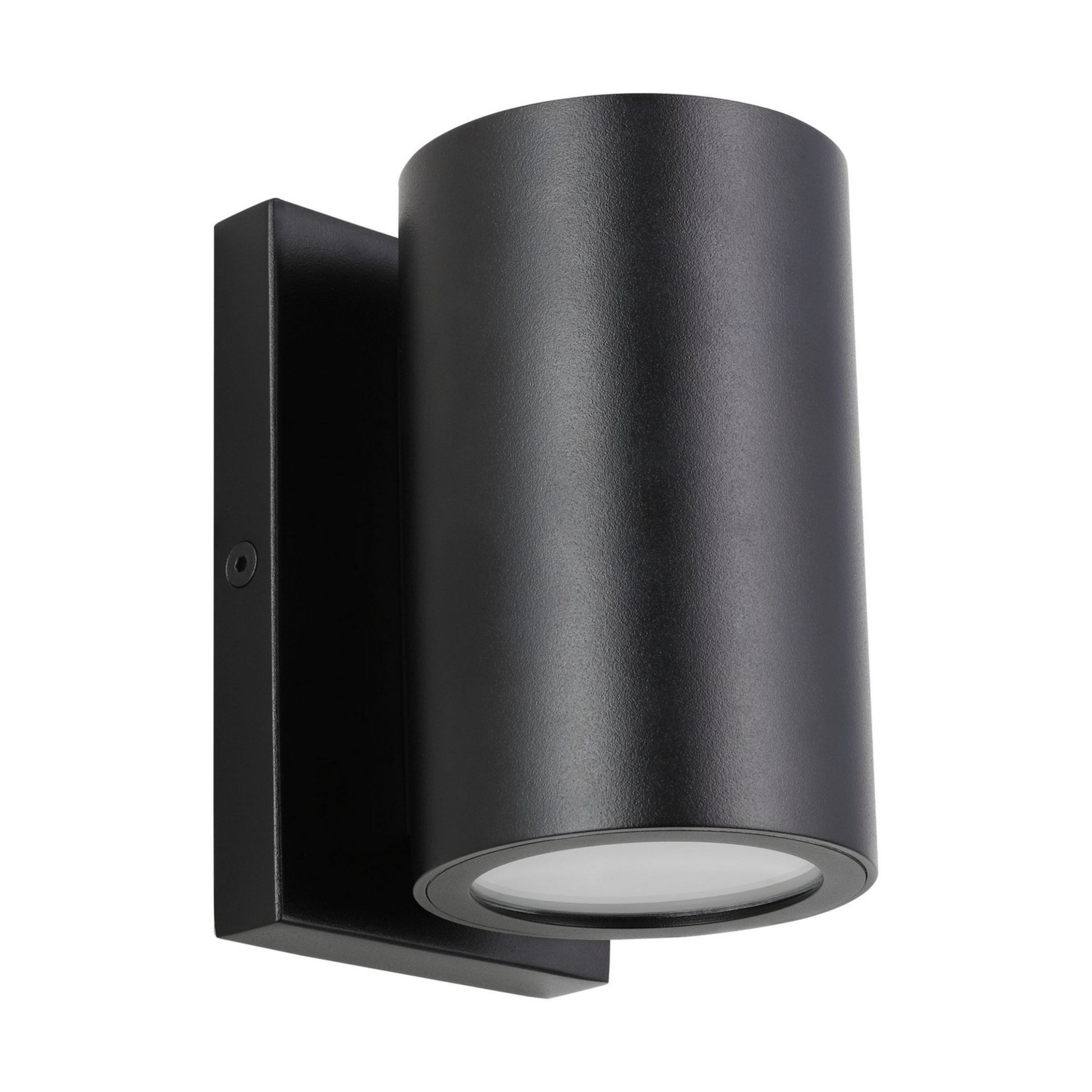 Pressa 5" LED Round Small Wall Light, 120-277V, Black Finish - Bees Lighting