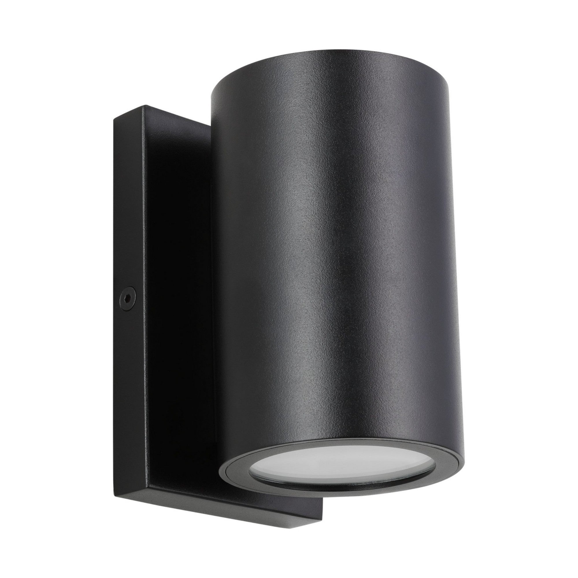 Pressa 5" LED Round Small Wall Light, 120-277V, Black Finish - Bees Lighting