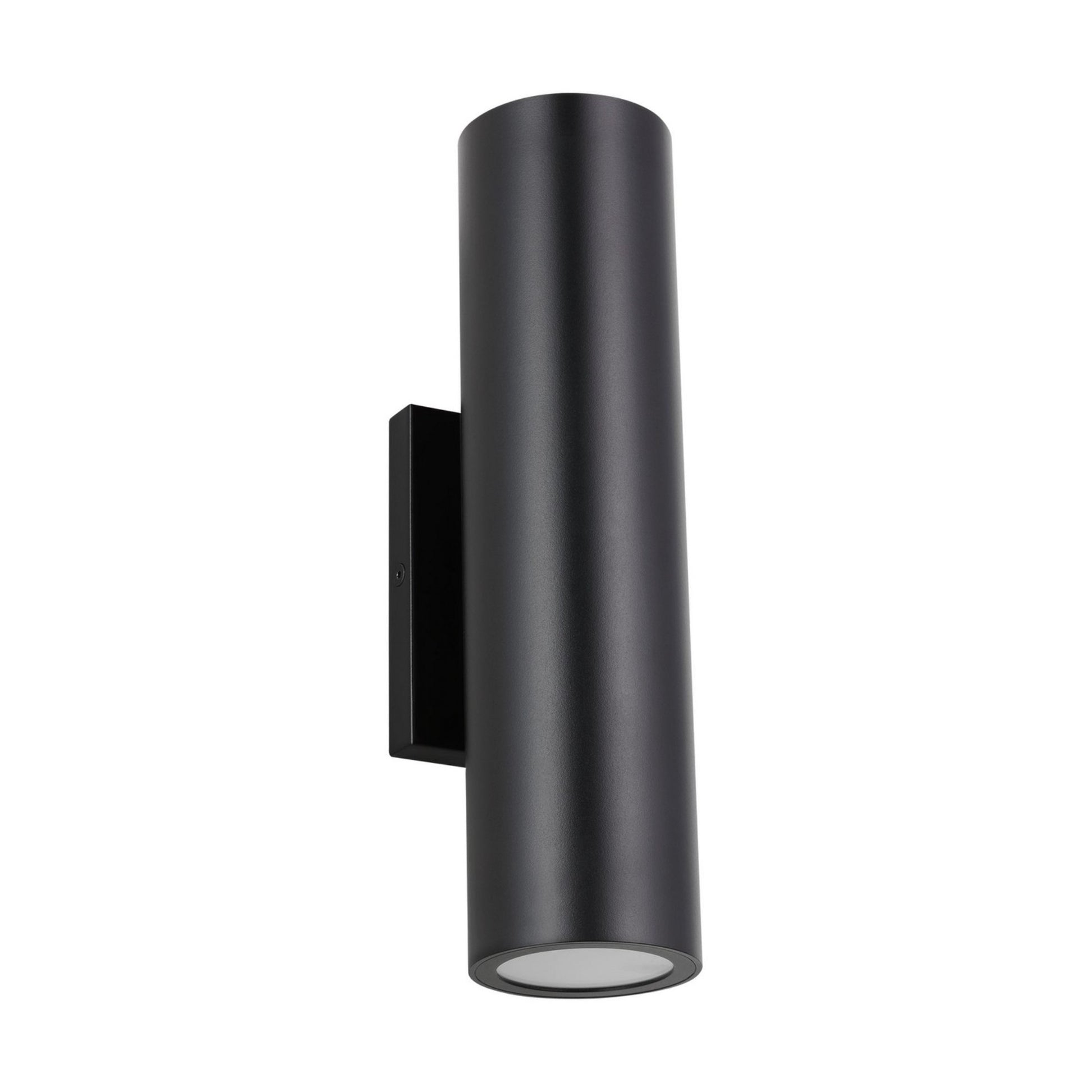 Pressa 12" LED Round Medium Wall Light, 120-277V, Black Finish - Bees Lighting