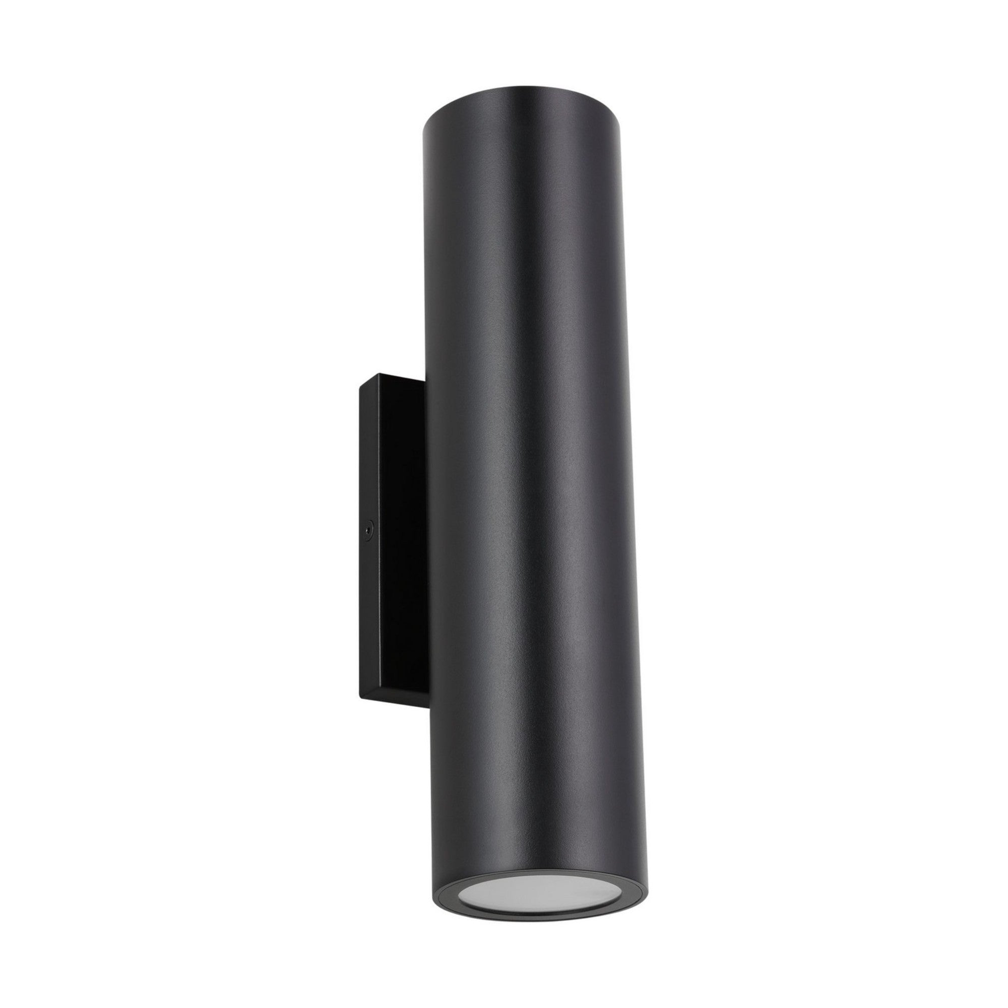 Pressa 12" LED Round Medium Wall Light, 120-277V, Black Finish - Bees Lighting