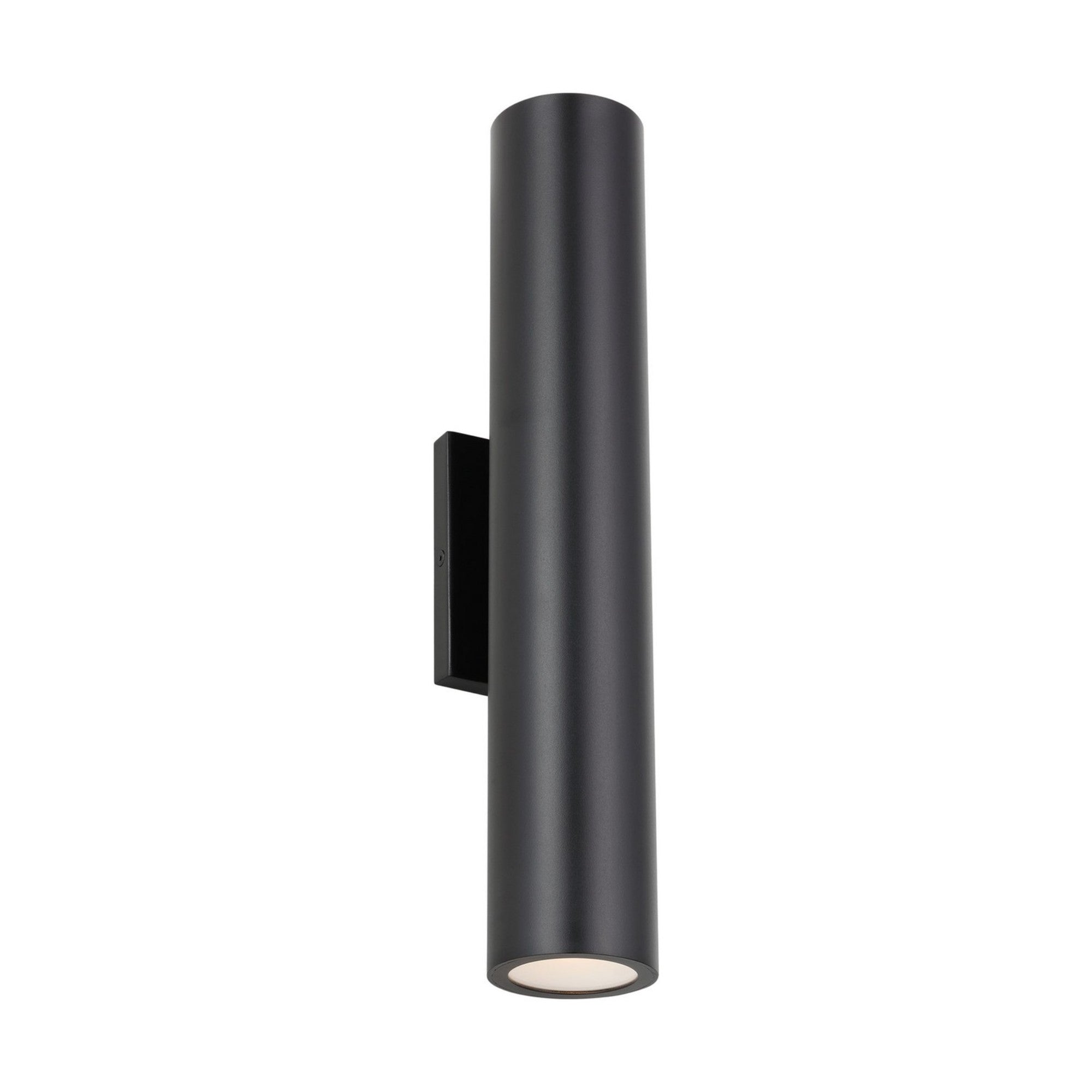 Pressa 17" LED Round Large Wall Light, 120-277V, Black Finish - Bees Lighting