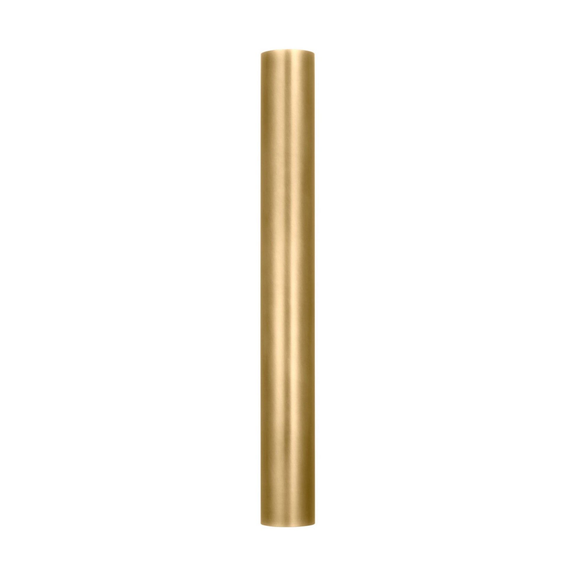 Pressa 26" LED Round X-Large Wall Light, 120-277V, Natural Brass Finish - Bees Lighting