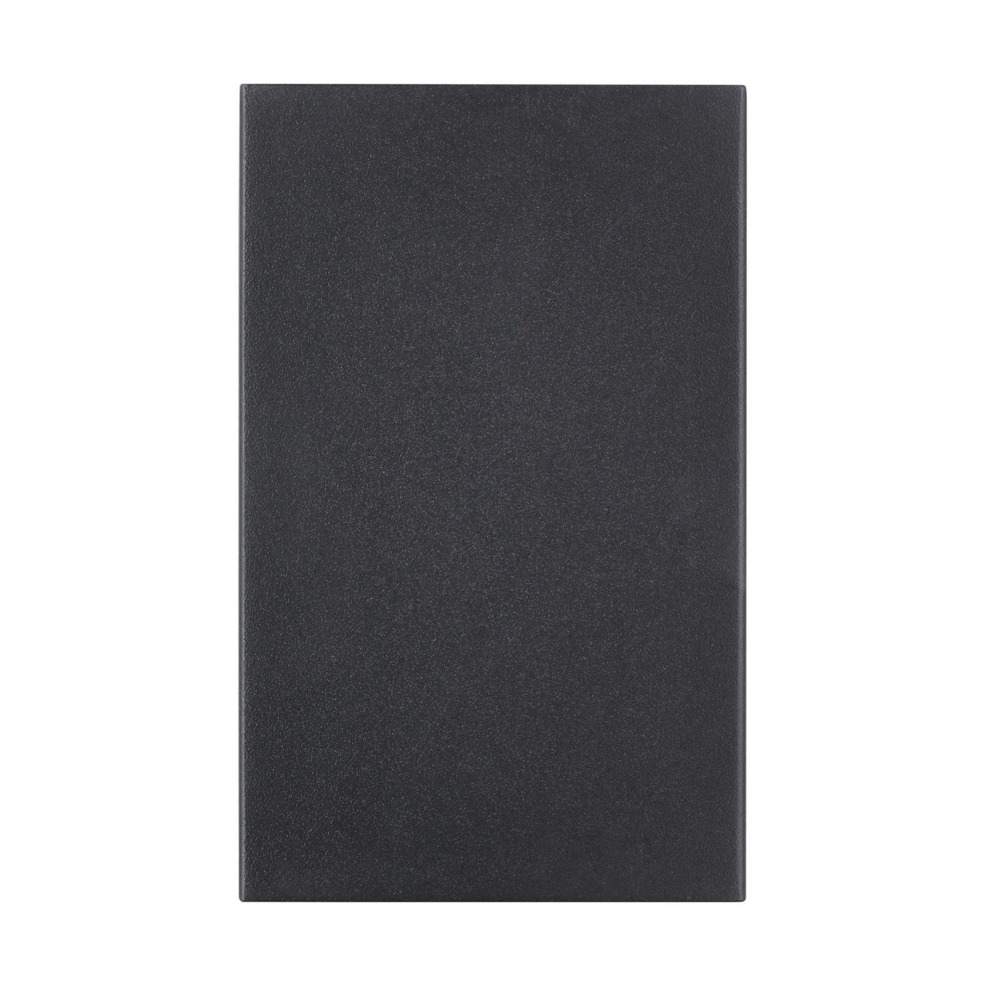 Pressa 5" LED Square Small Wall Light, 120-277V, Black Finish - Bees Lighting