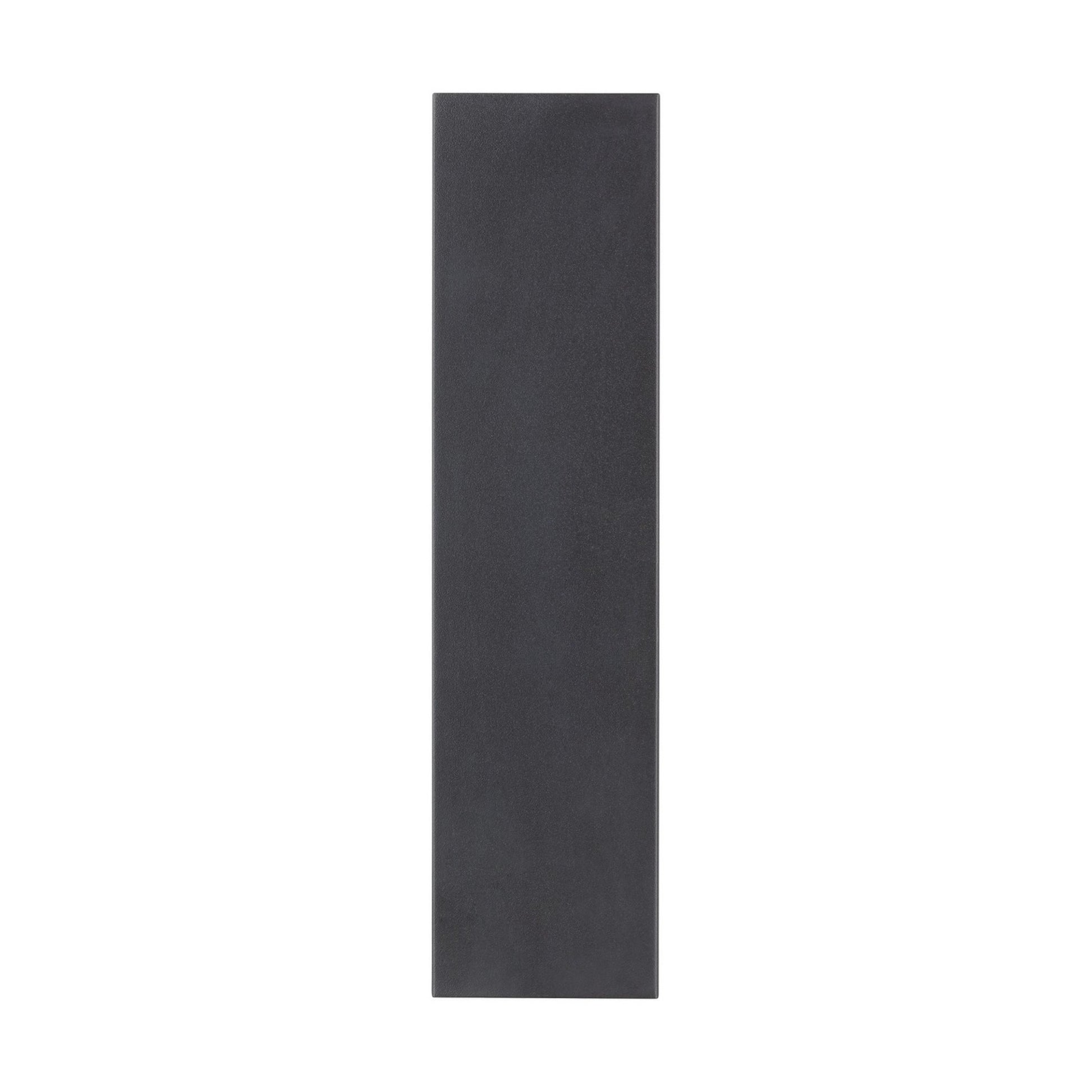Pressa 12" LED Square Medium Wall Light, 120-277V, Black Finish - Bees Lighting