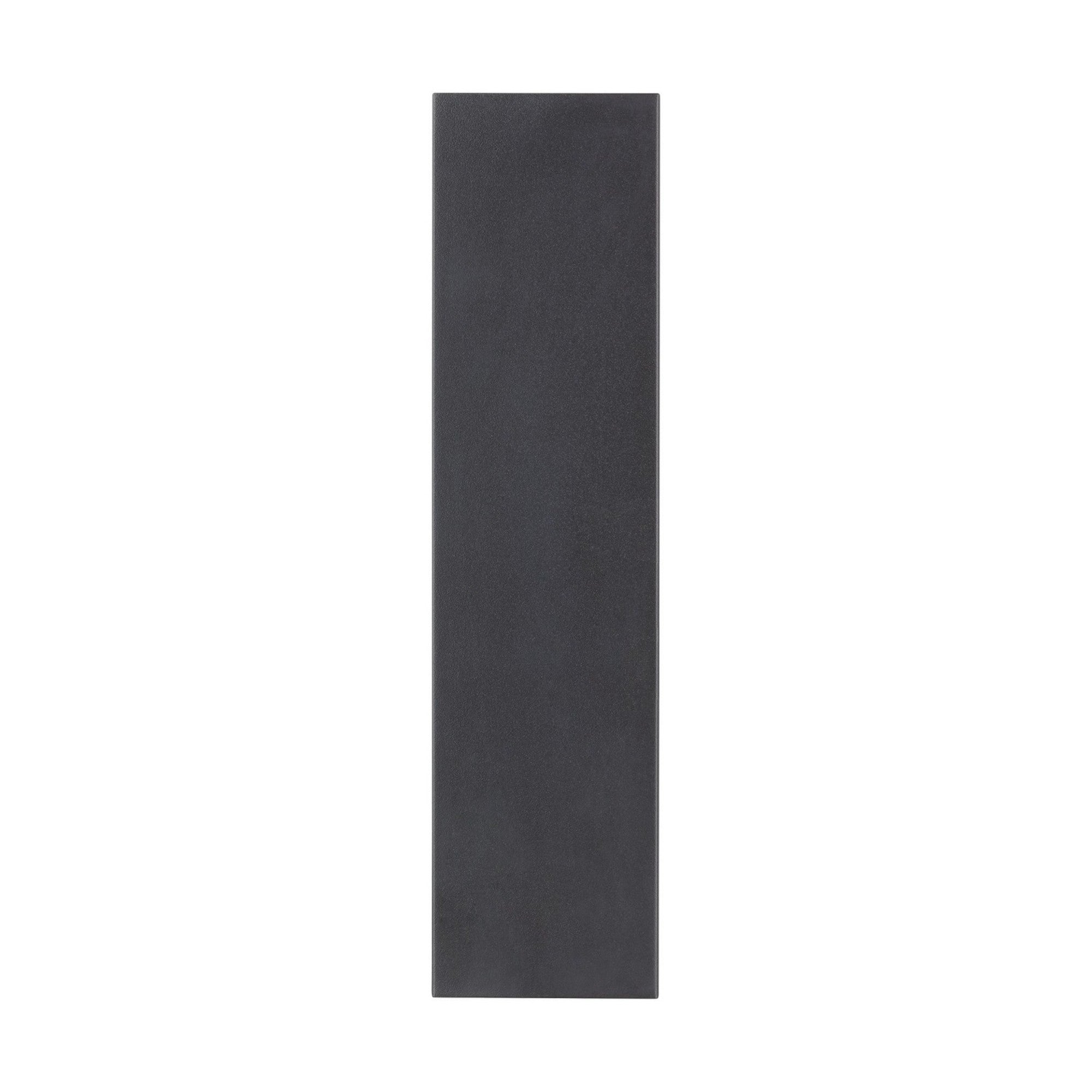 Pressa 12" LED Square Medium Wall Light, 120-277V, Black Finish - Bees Lighting