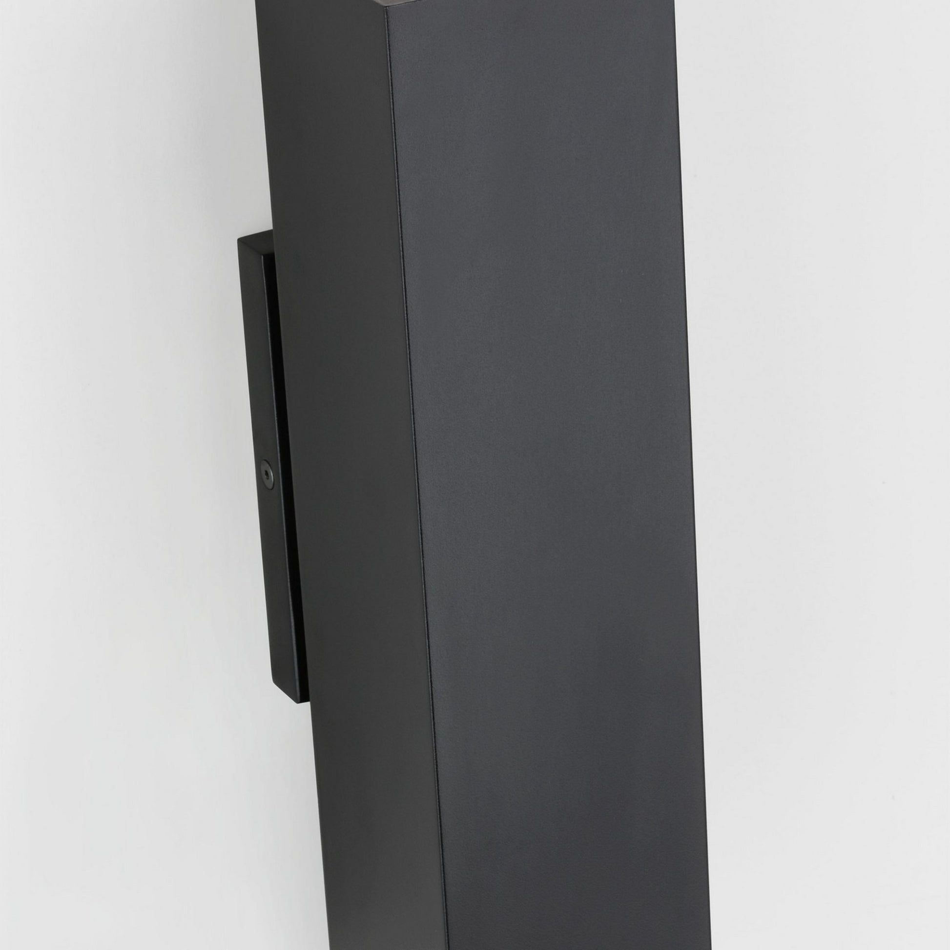 Pressa 12" LED Square Medium Wall Light, 120-277V, Black Finish - Bees Lighting