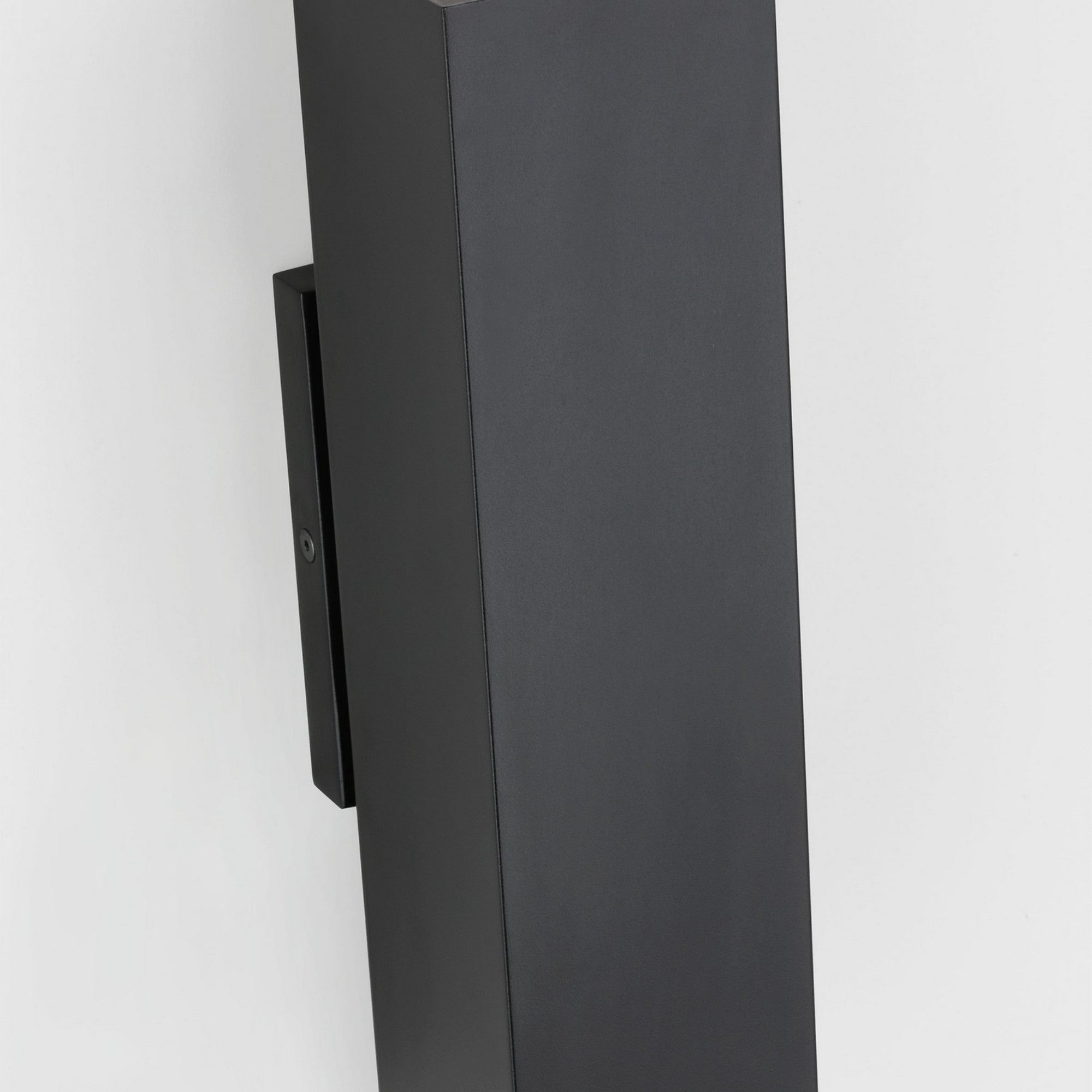 Pressa 12" LED Square Medium Wall Light, 120-277V, Black Finish - Bees Lighting