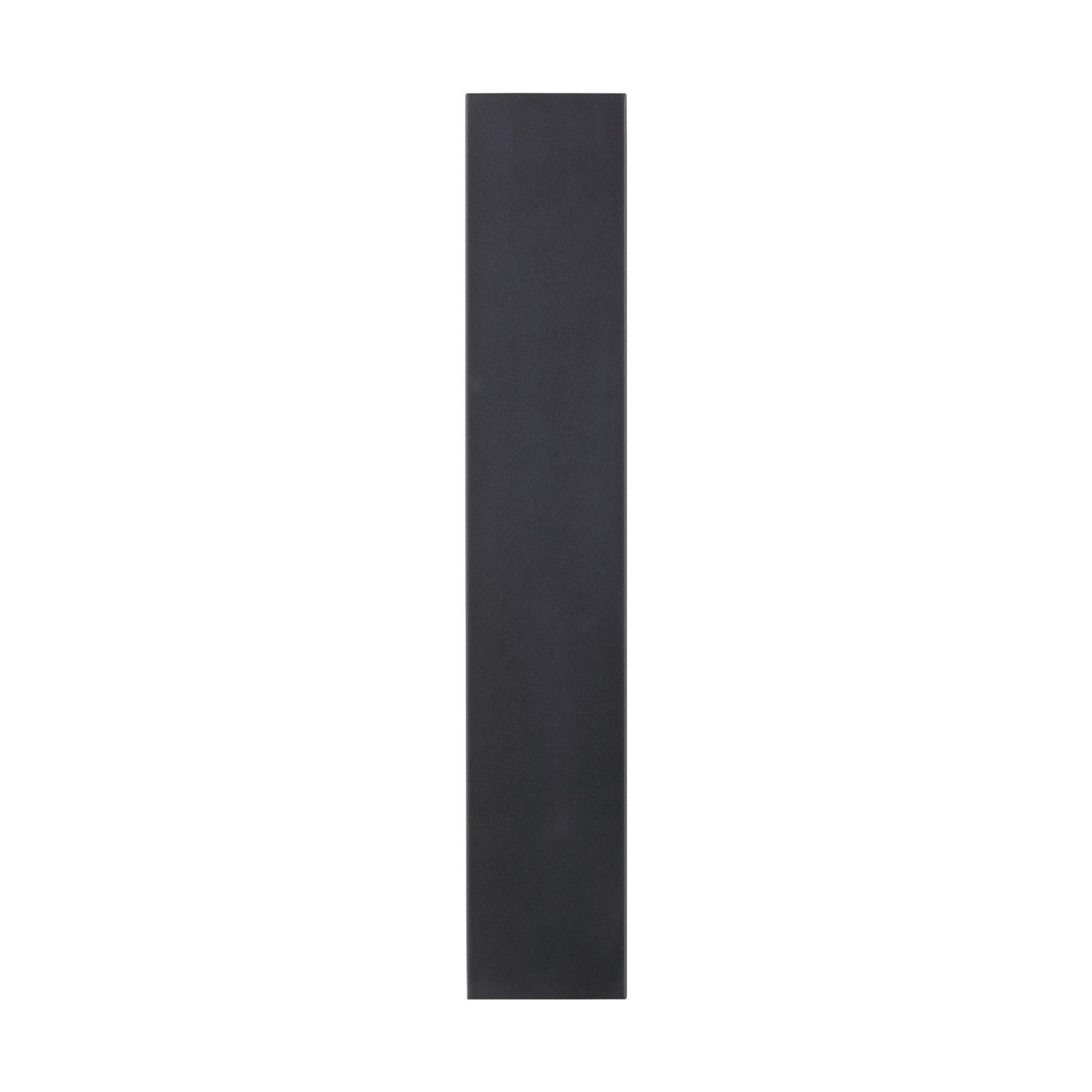 Pressa 17" LED Square Large Wall Light, 120-277V, Black Finish - Bees Lighting