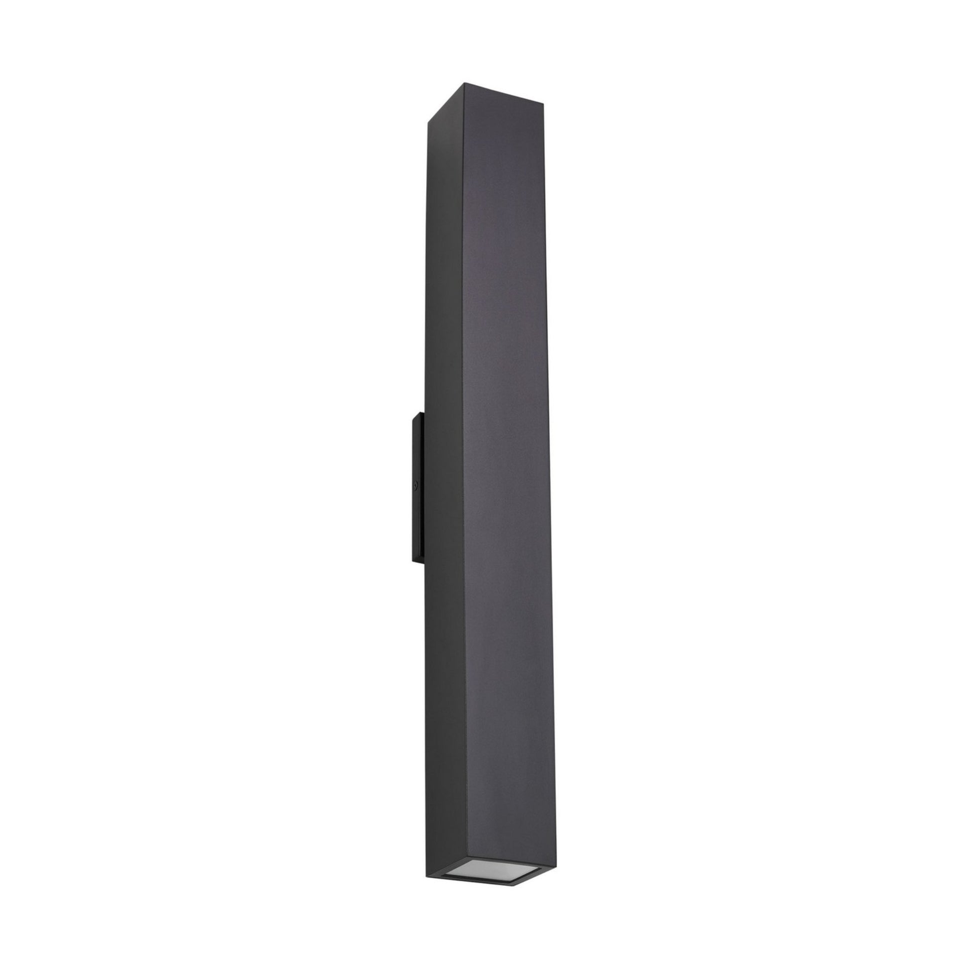 Pressa 26" LED Square X-Large Wall Light, 120-277V, Black Finish - Bees Lighting