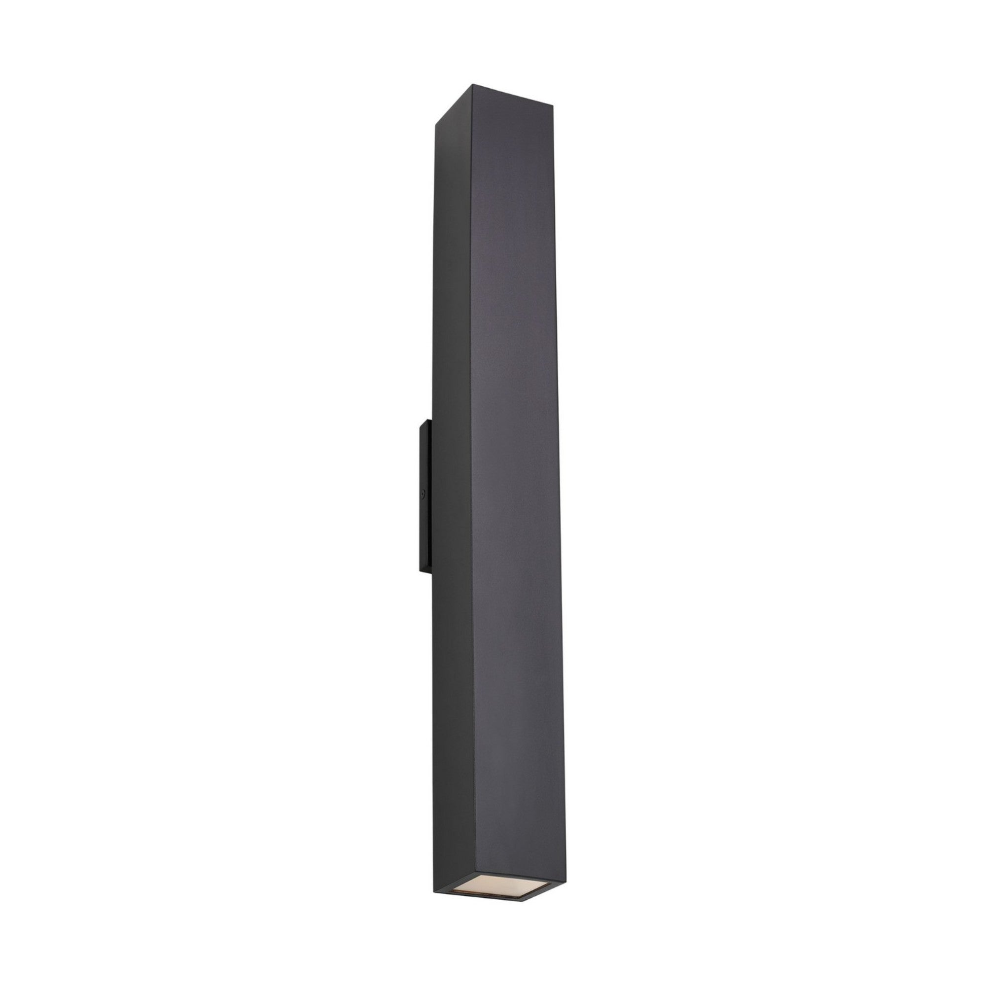 Pressa 26" LED Square X-Large Wall Light, 120-277V, Black Finish - Bees Lighting