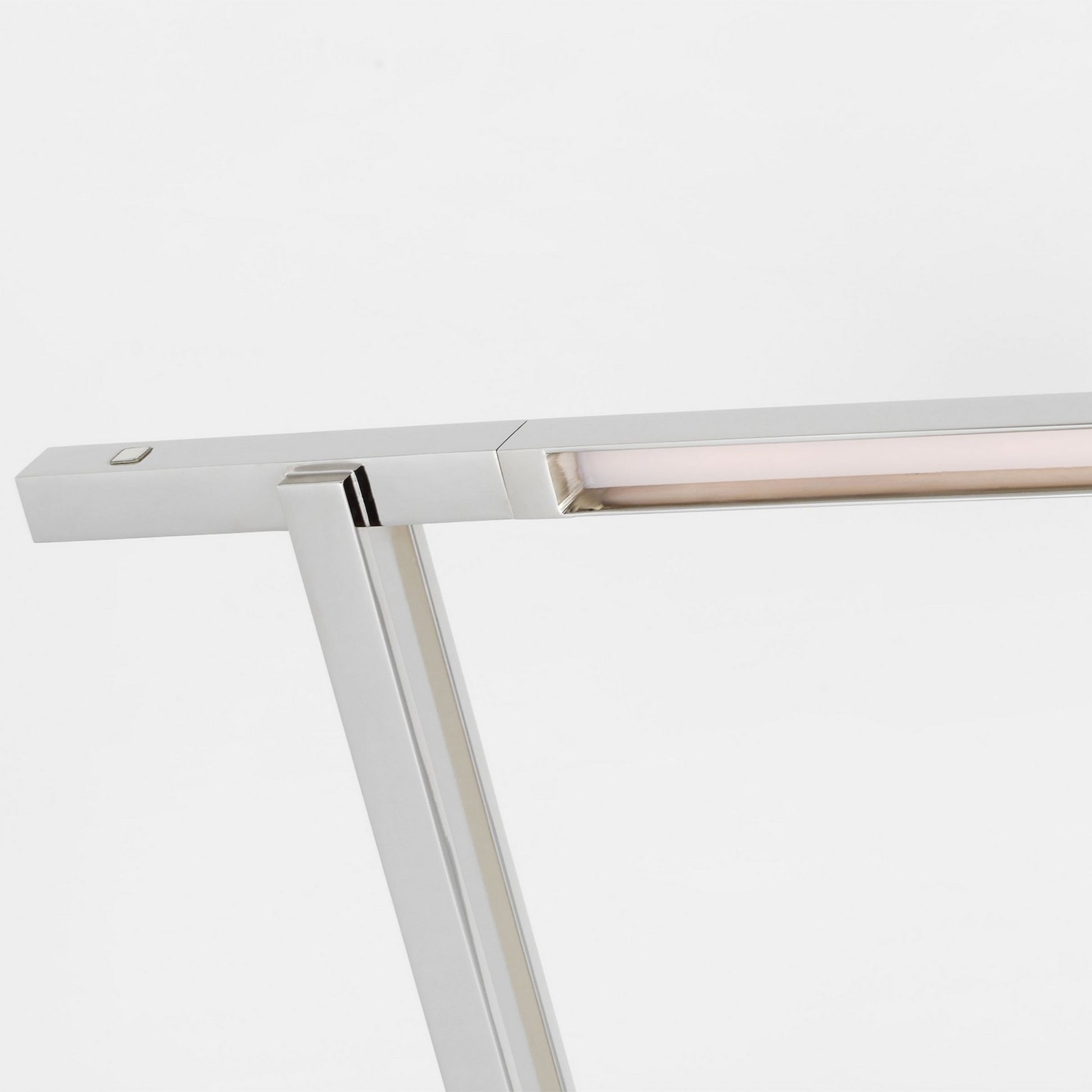 Stagger LED Table Lamp, Polished Nickel Finish - Bees Lighting