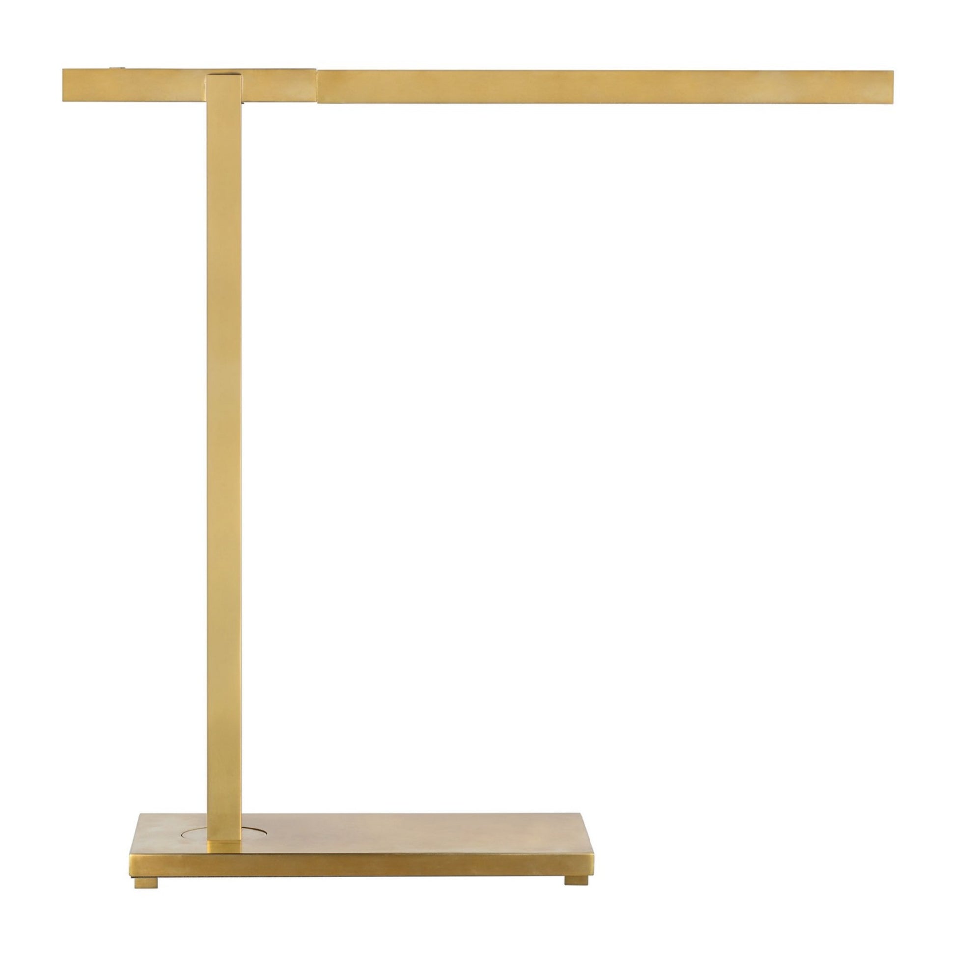 Stagger LED Table Lamp, Natural Brass Finish - Bees Lighting