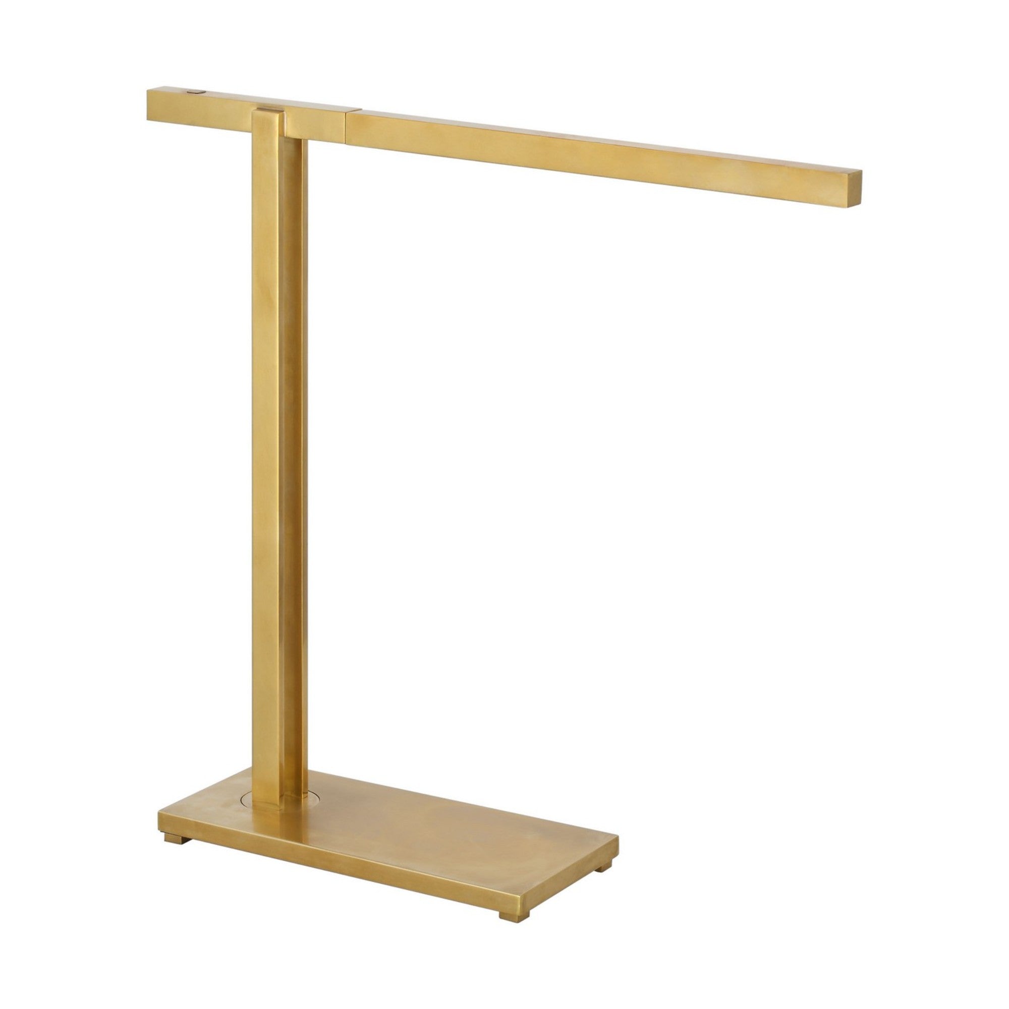 Stagger LED Table Lamp, Natural Brass Finish - Bees Lighting