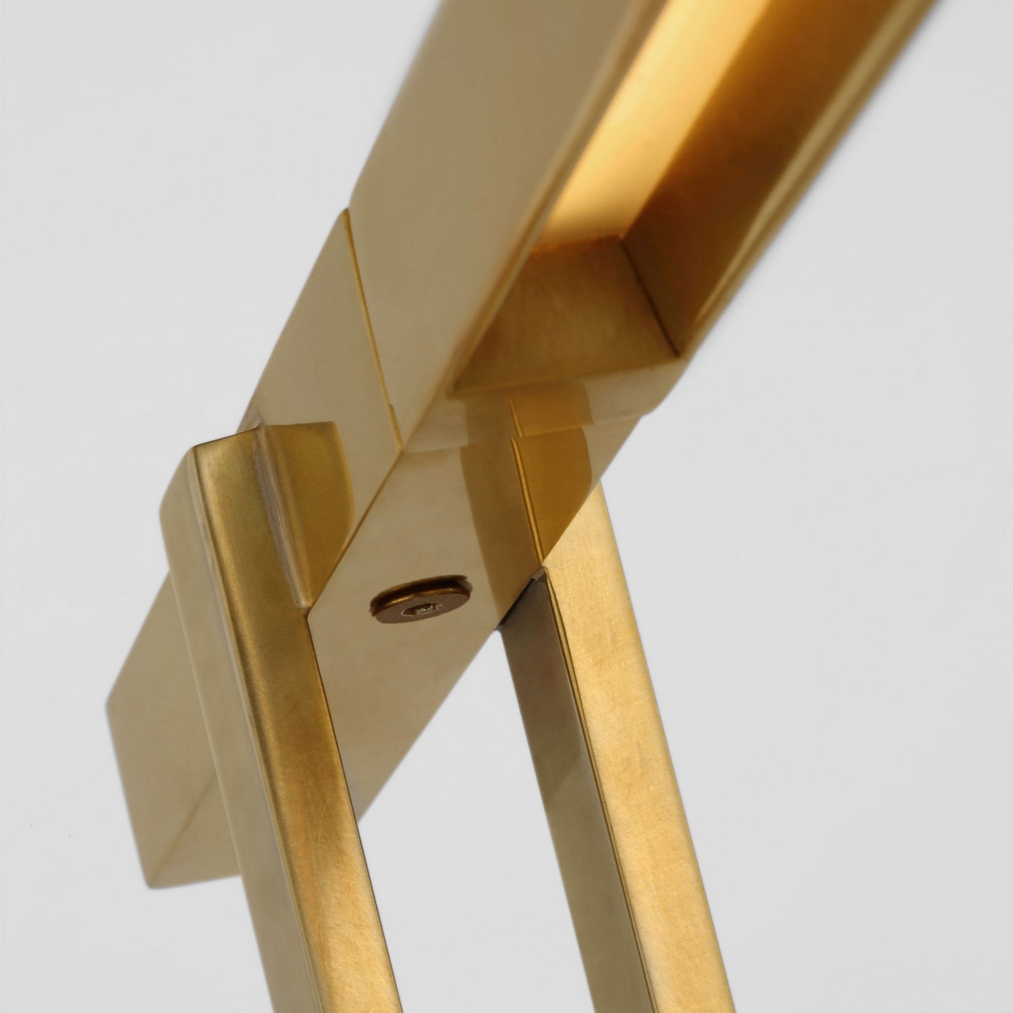 Stagger LED Table Lamp, Natural Brass Finish - Bees Lighting