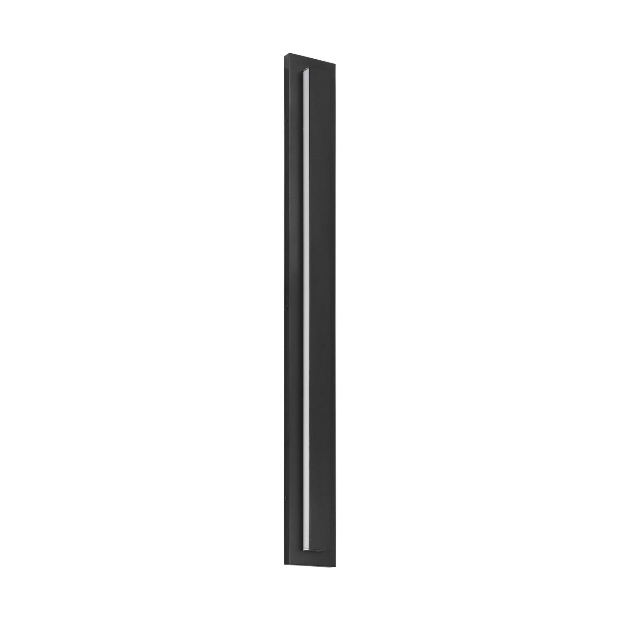 Aspen 48" LED Outdoor Wall Light, 120-277V, Black Finish - Bees Lighting
