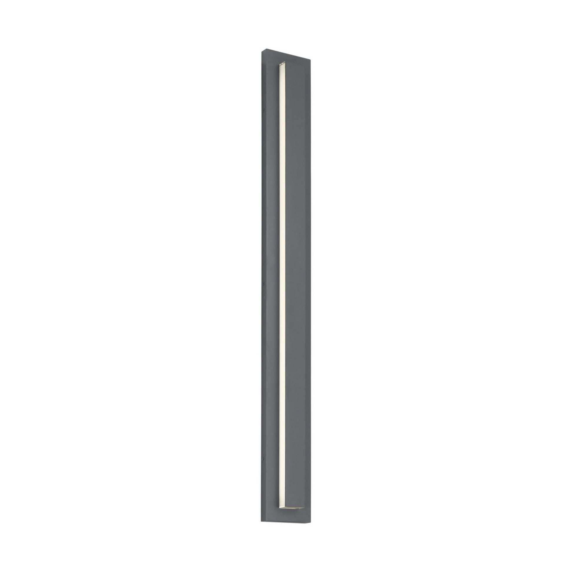 Aspen 48" LED Outdoor Wall Light, 120-277V, Charcoal Finish - Bees Lighting
