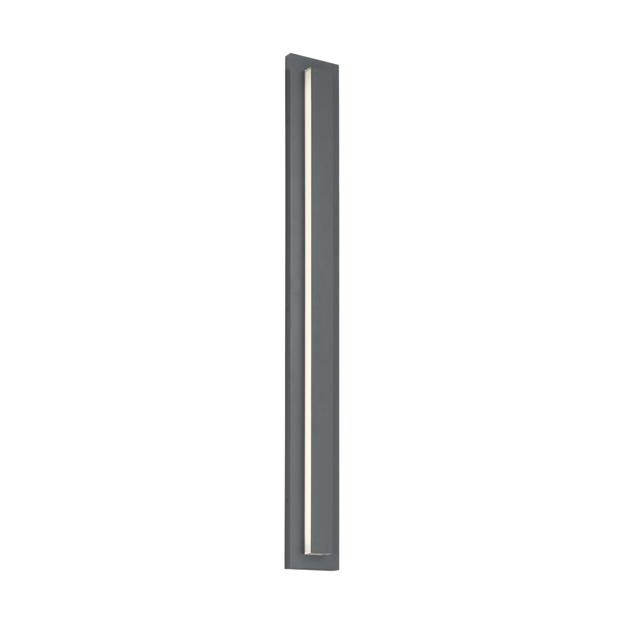 Aspen 48" LED Outdoor Wall Light, 120-277V, Charcoal Finish - Bees Lighting