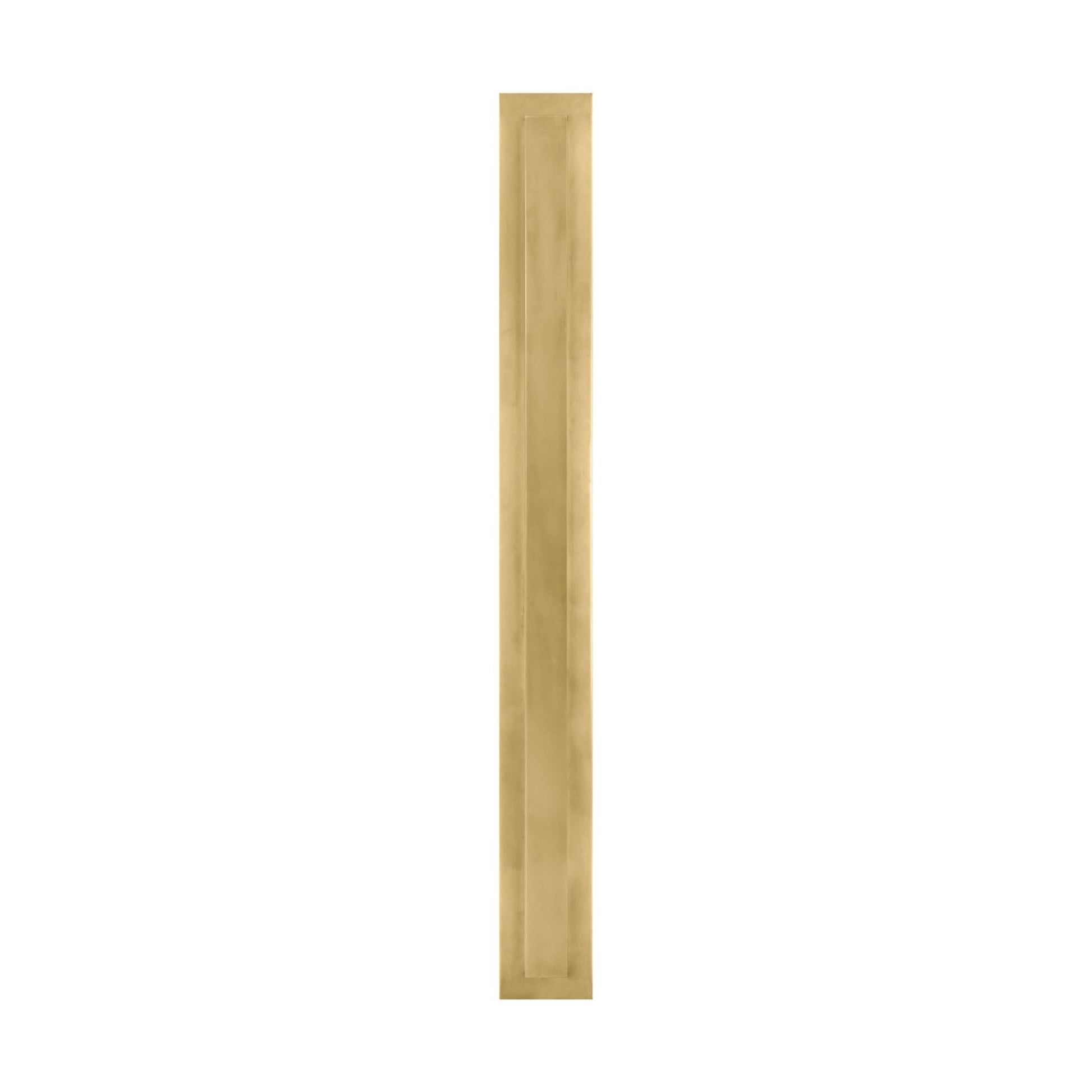 Aspen 48" LED Outdoor Wall Light, 120-277V, Natural Brass Finish - Bees Lighting