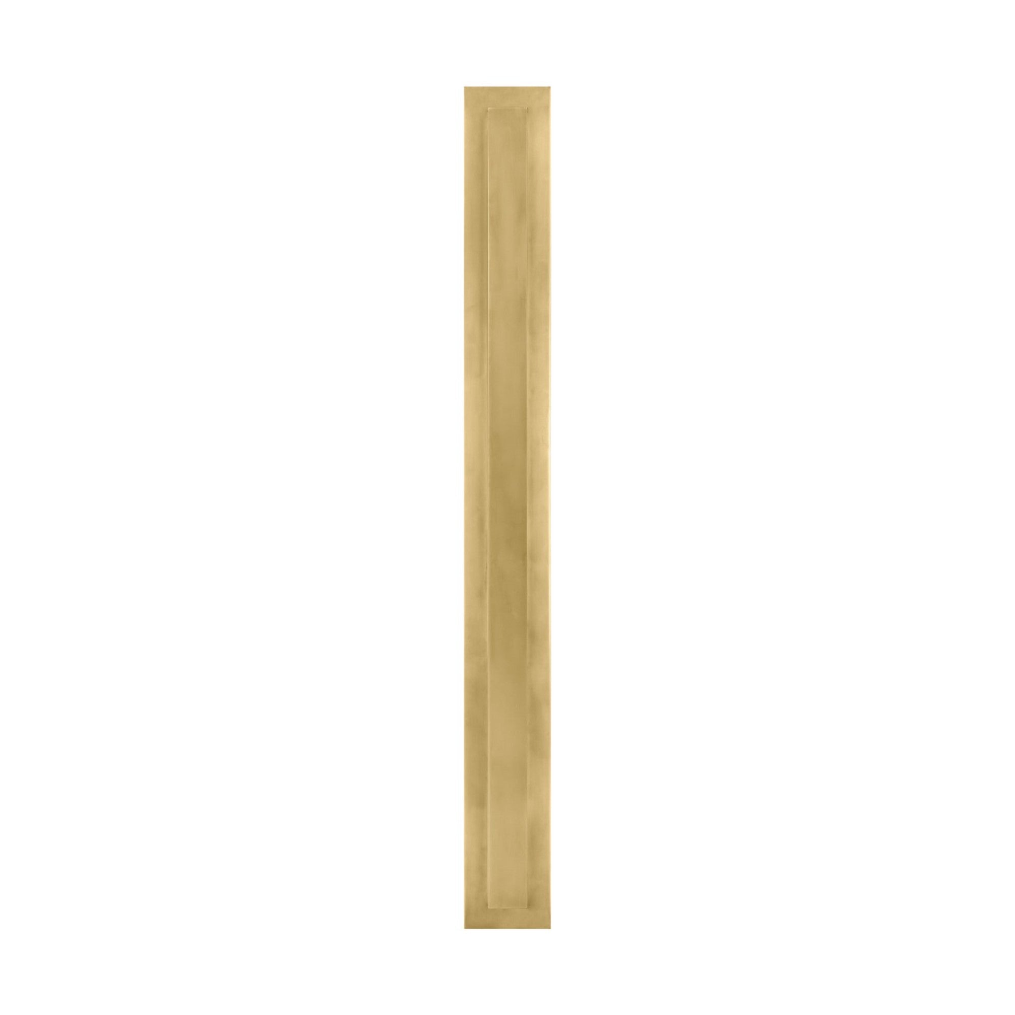 Aspen 48" LED Outdoor Wall Light, 120-277V, Natural Brass Finish - Bees Lighting