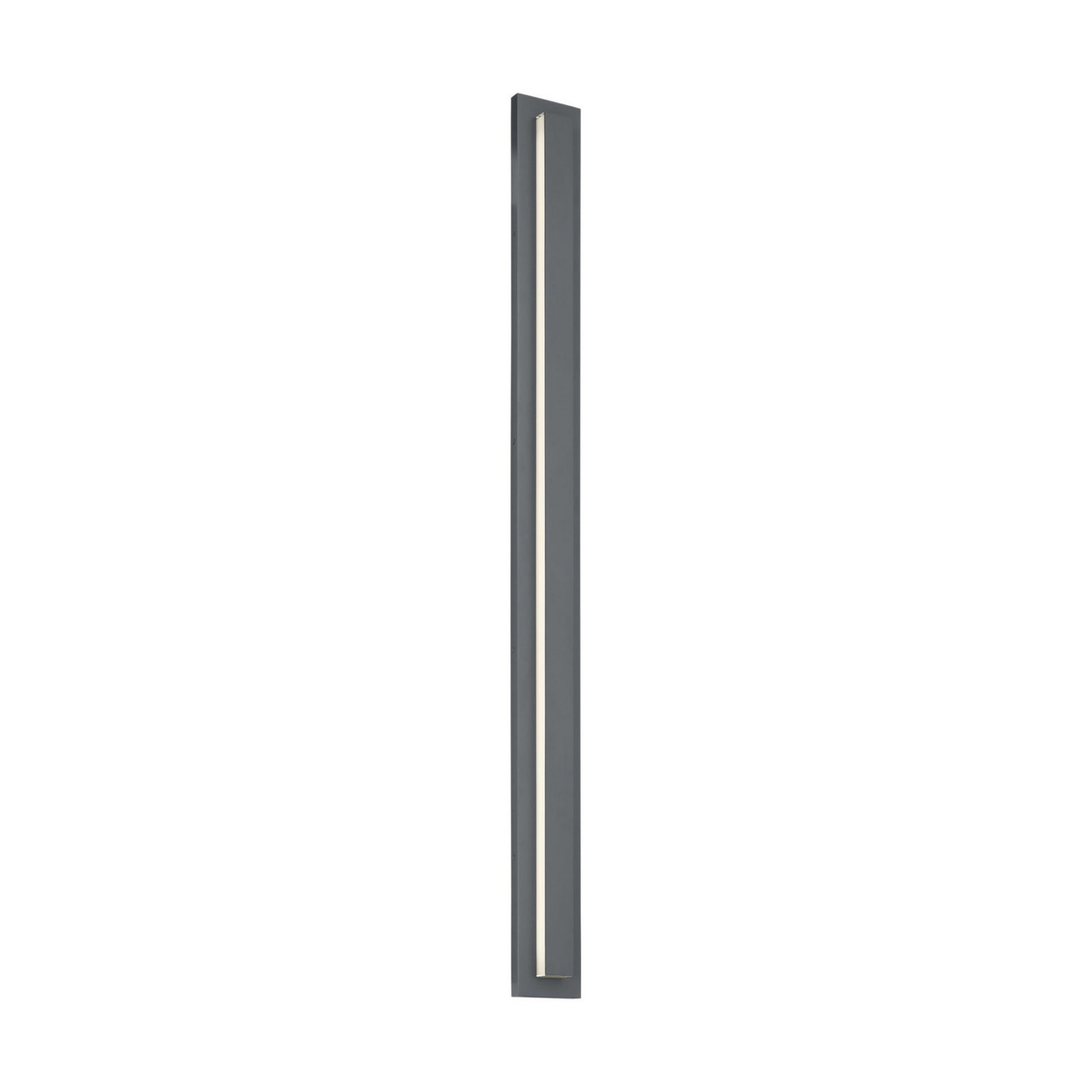 Aspen 60" LED Outdoor Wall Light, 120-277V, Charcoal Finish - Bees Lighting