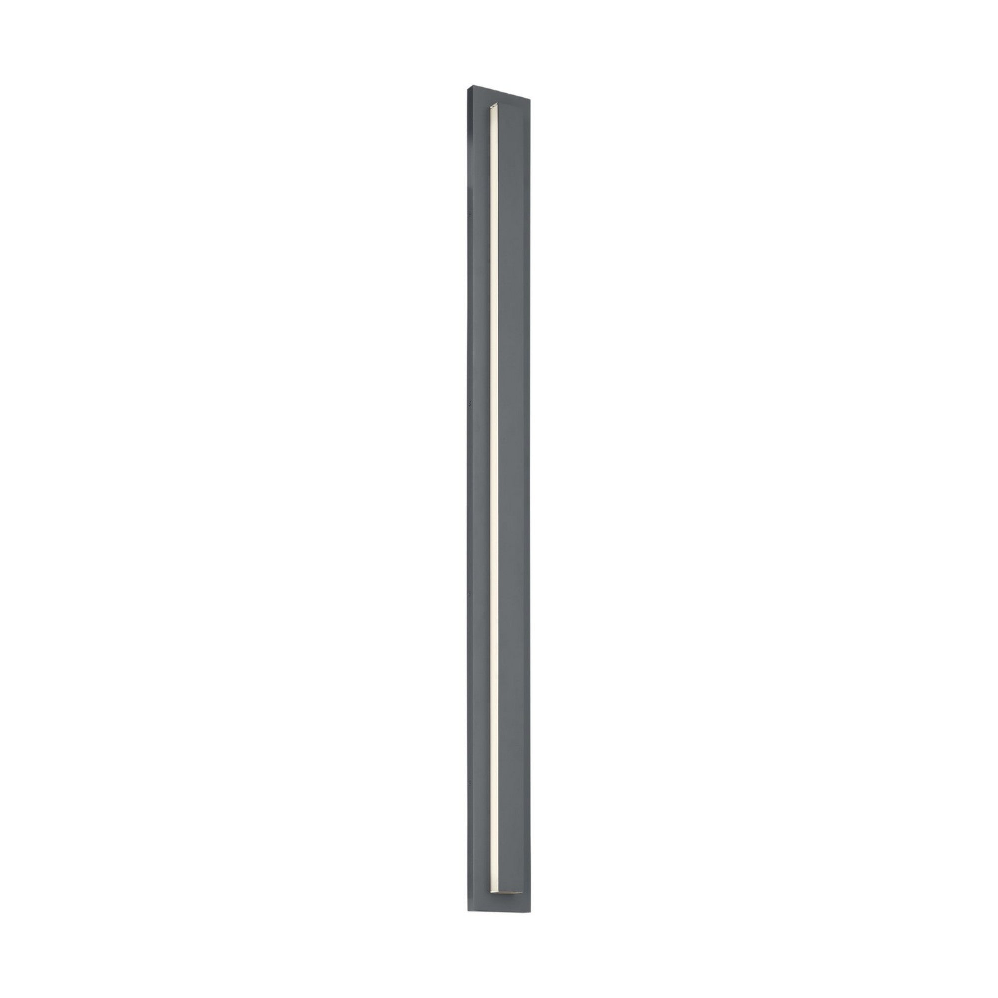 Aspen 60" LED Outdoor Wall Light, 120-277V, Charcoal Finish - Bees Lighting